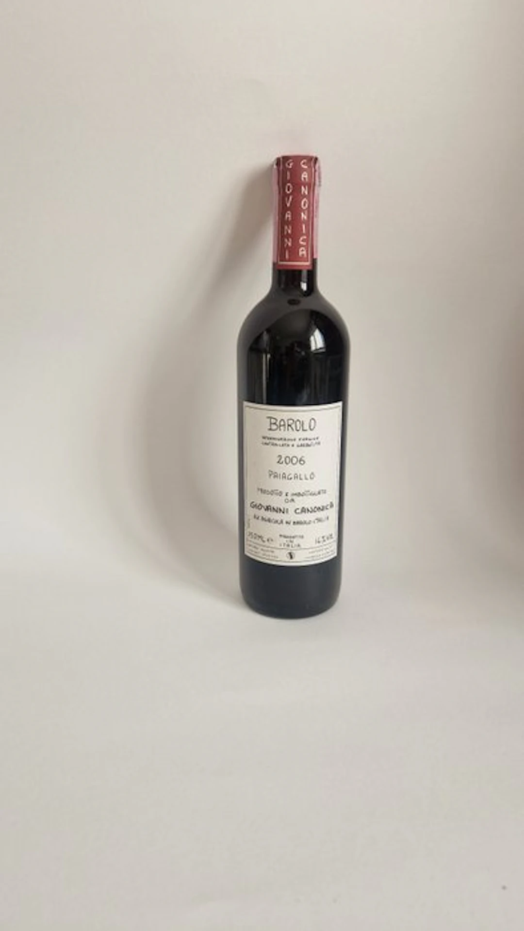 2006 Giovanni Canonica Paiagallo - Barolo - 1 Bottle (0.75L)