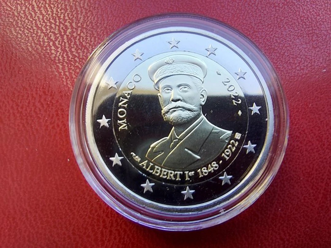 Monaco. 2 Euro 2022 "Albert Ier" Proof