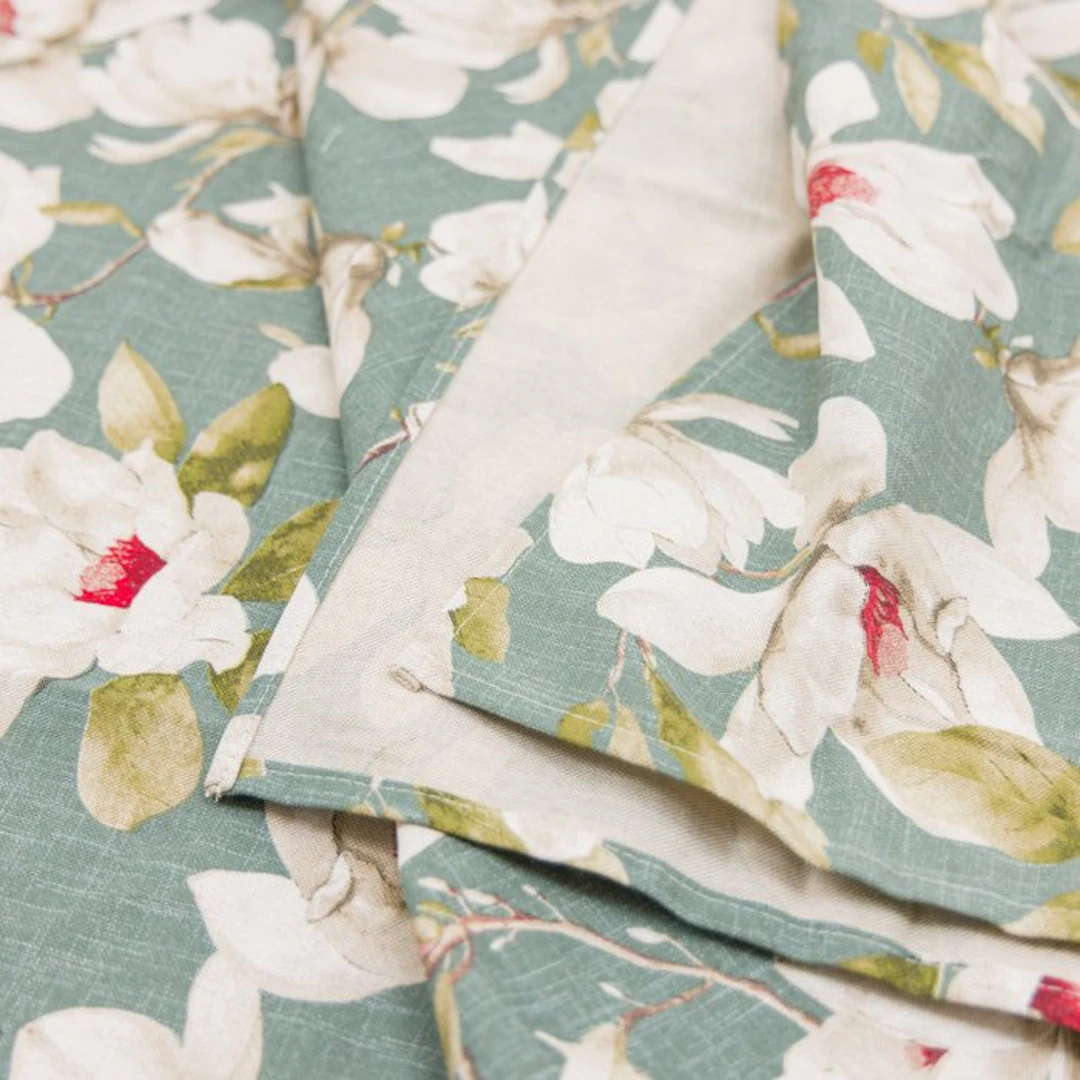 BA229 - Floral bedspread - Ready to use - Blue