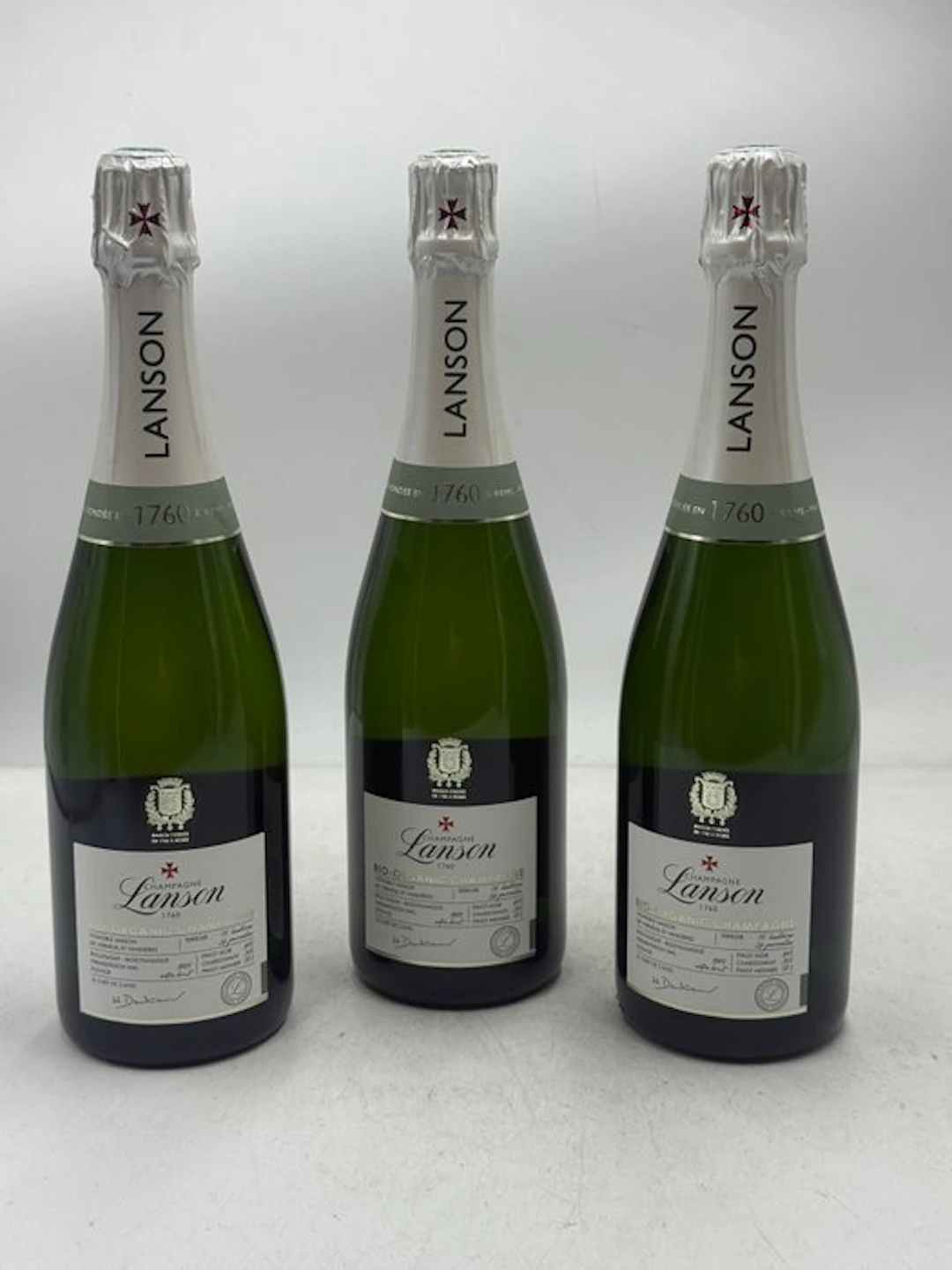 Lanson, Bio-Organic - Champagne Extra Brut - 3 Bottles (0.75L)