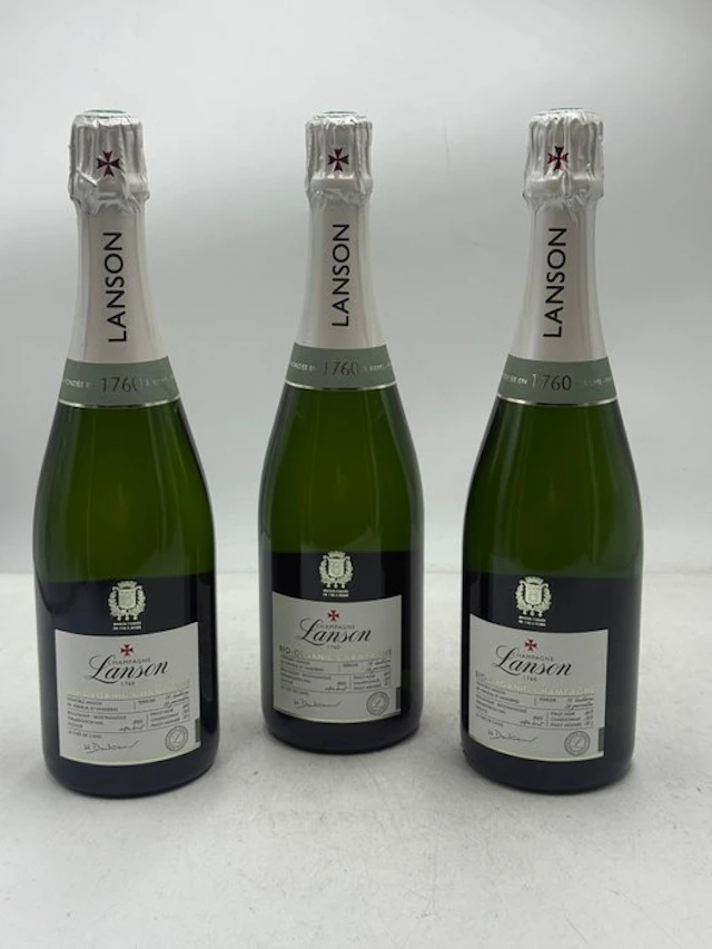 Lanson, Bio-Organic - Champagne Extra Brut - 3 Bottles (0.75L)