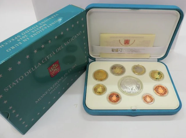 Vatican. Proof Set 2019 (incl. 20 Euro Silver) (No reserve price)