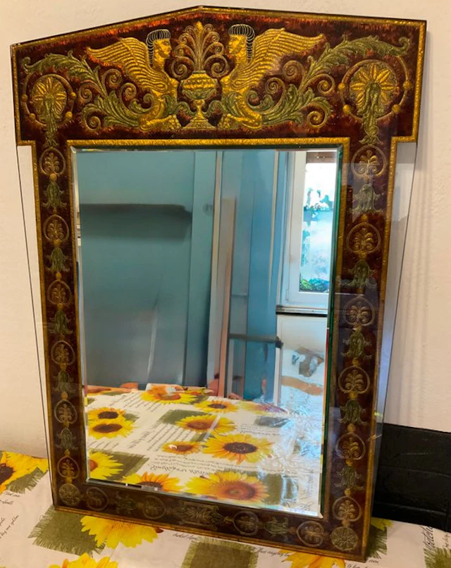 Rima - Wall mirror - Crystal, glass - Vintage, Empire style