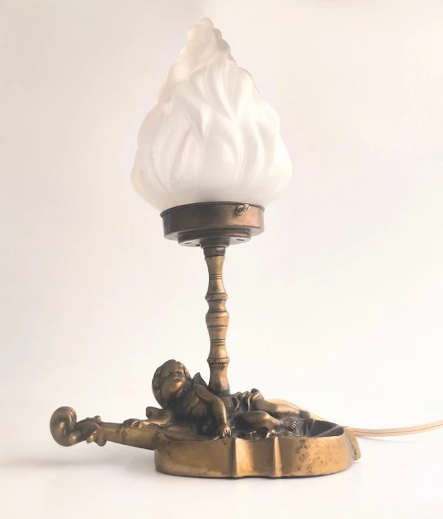 Table lamp - Bronze, Crystal