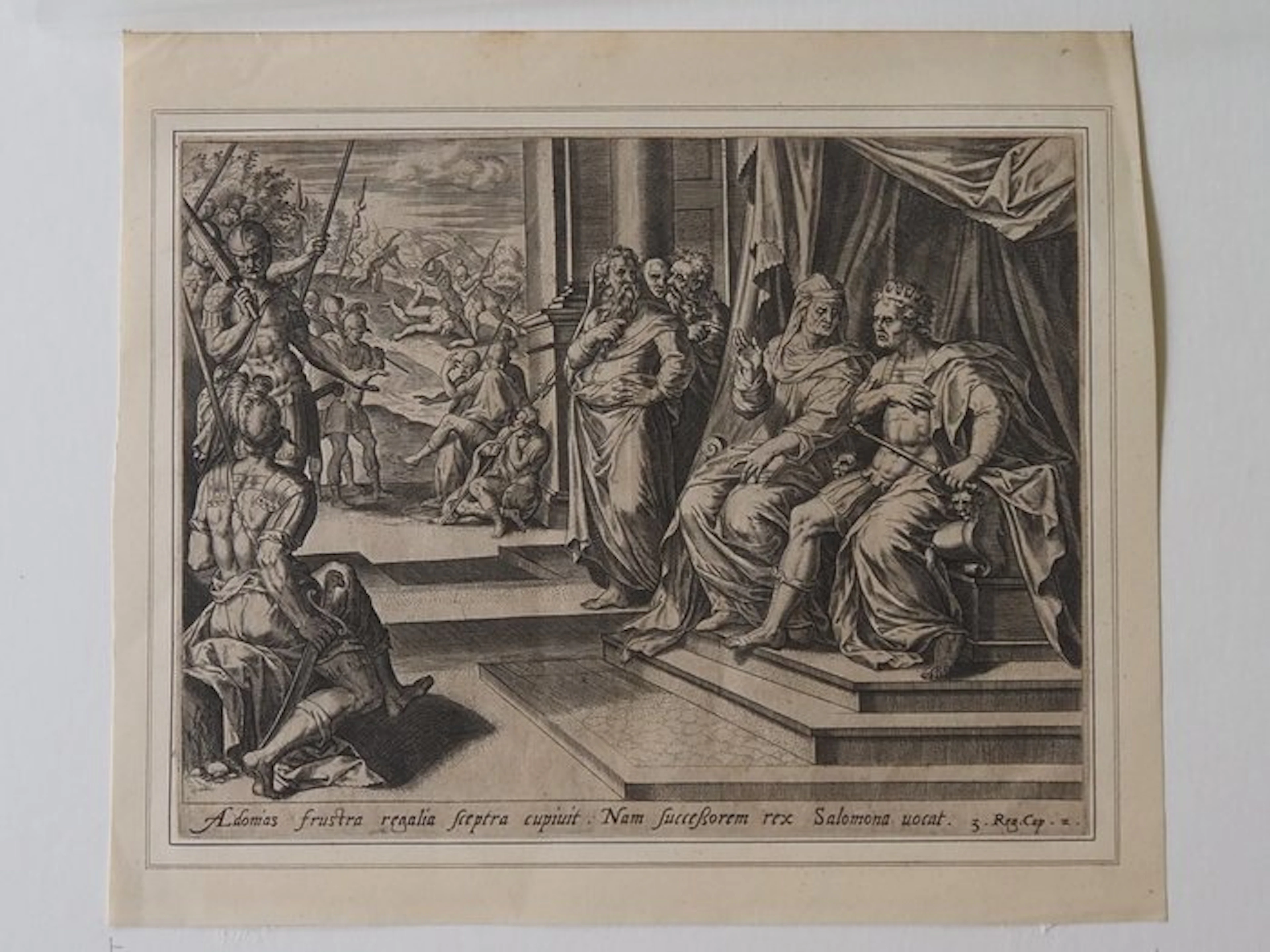 4 Scenes from the lifes of kings David and Salomon