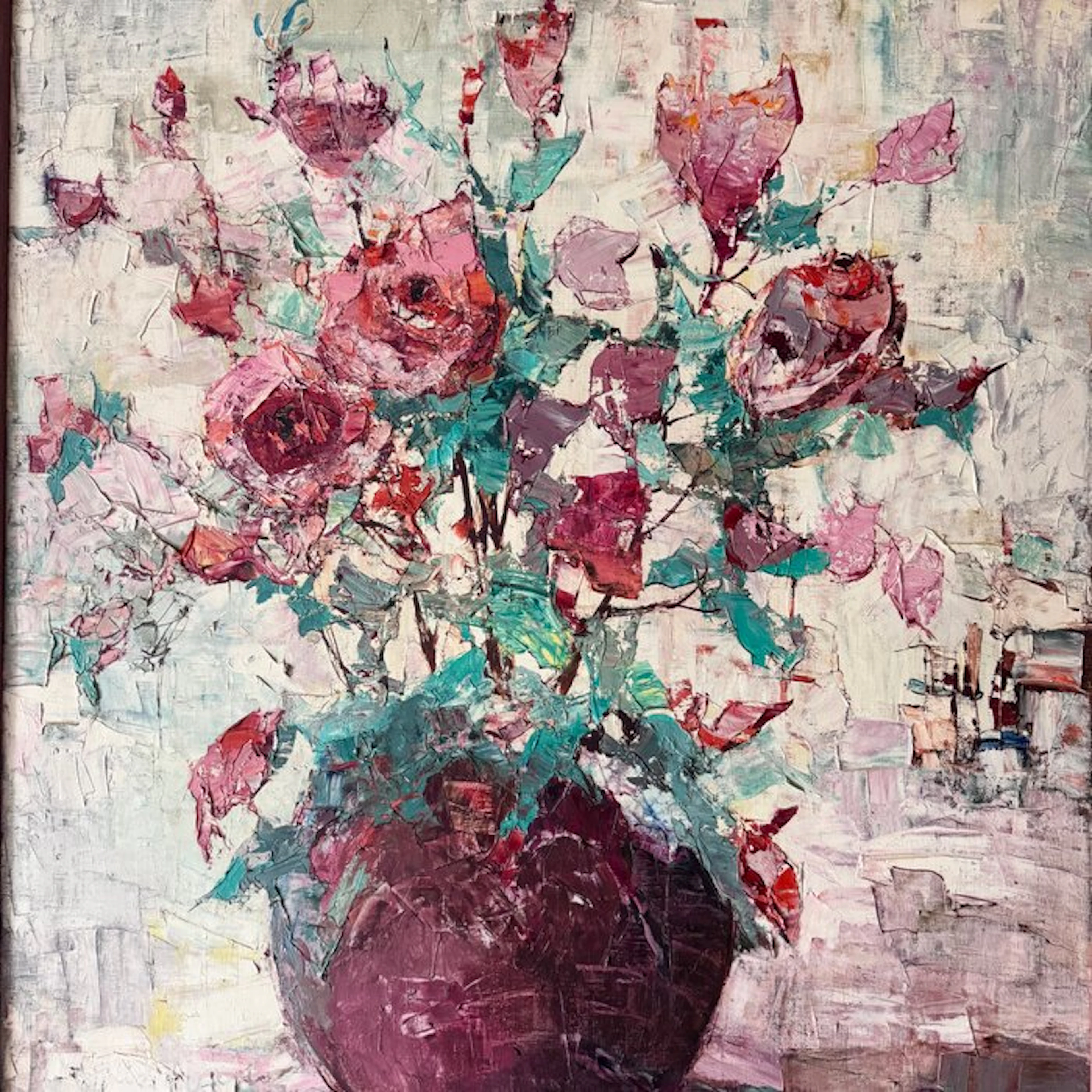 Arno Lemke (1916–1981) - Stillleben mit Rosen