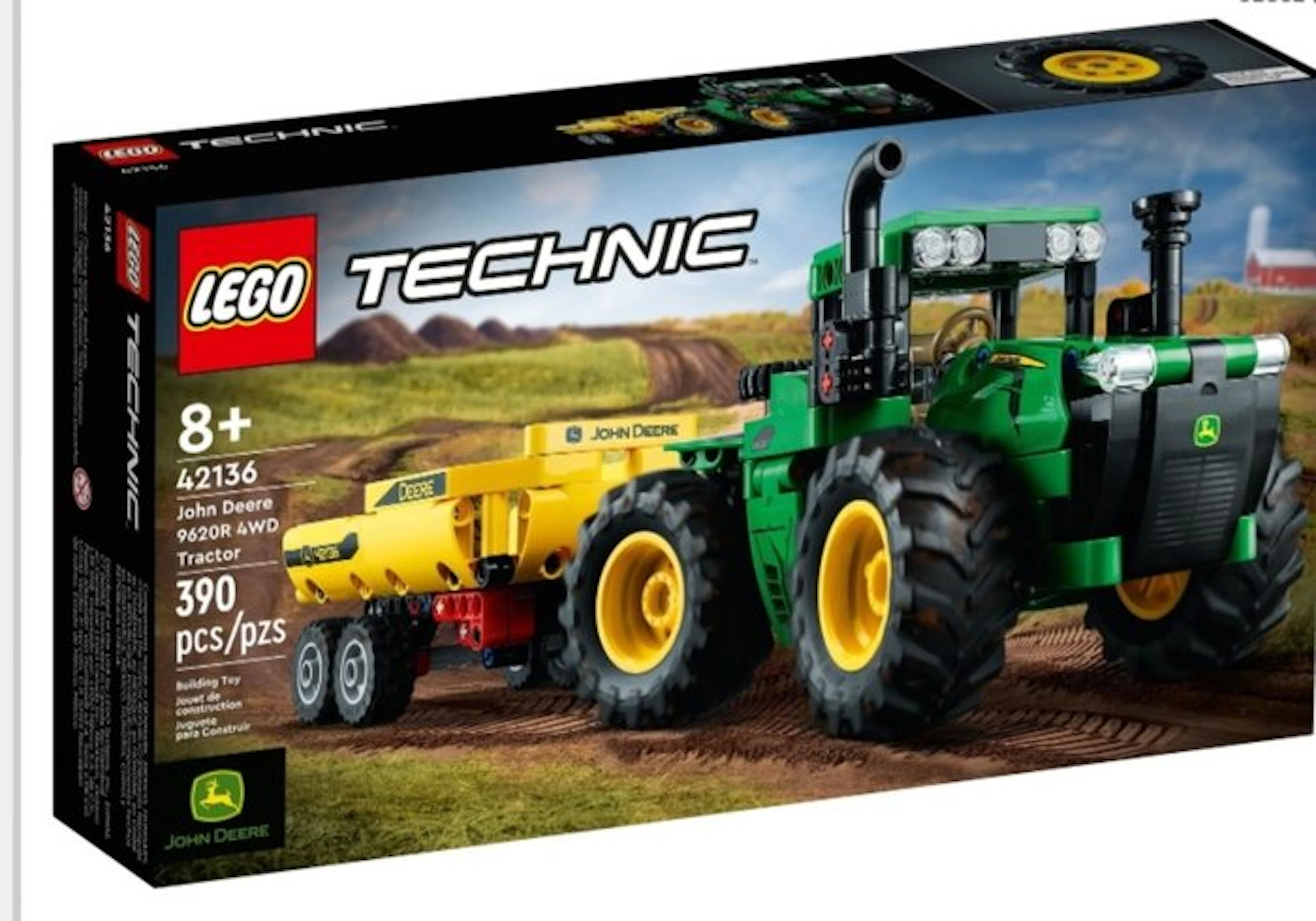 LEGO Set - 42136 - Technic - John Deere 9620R 4WD Tractor -