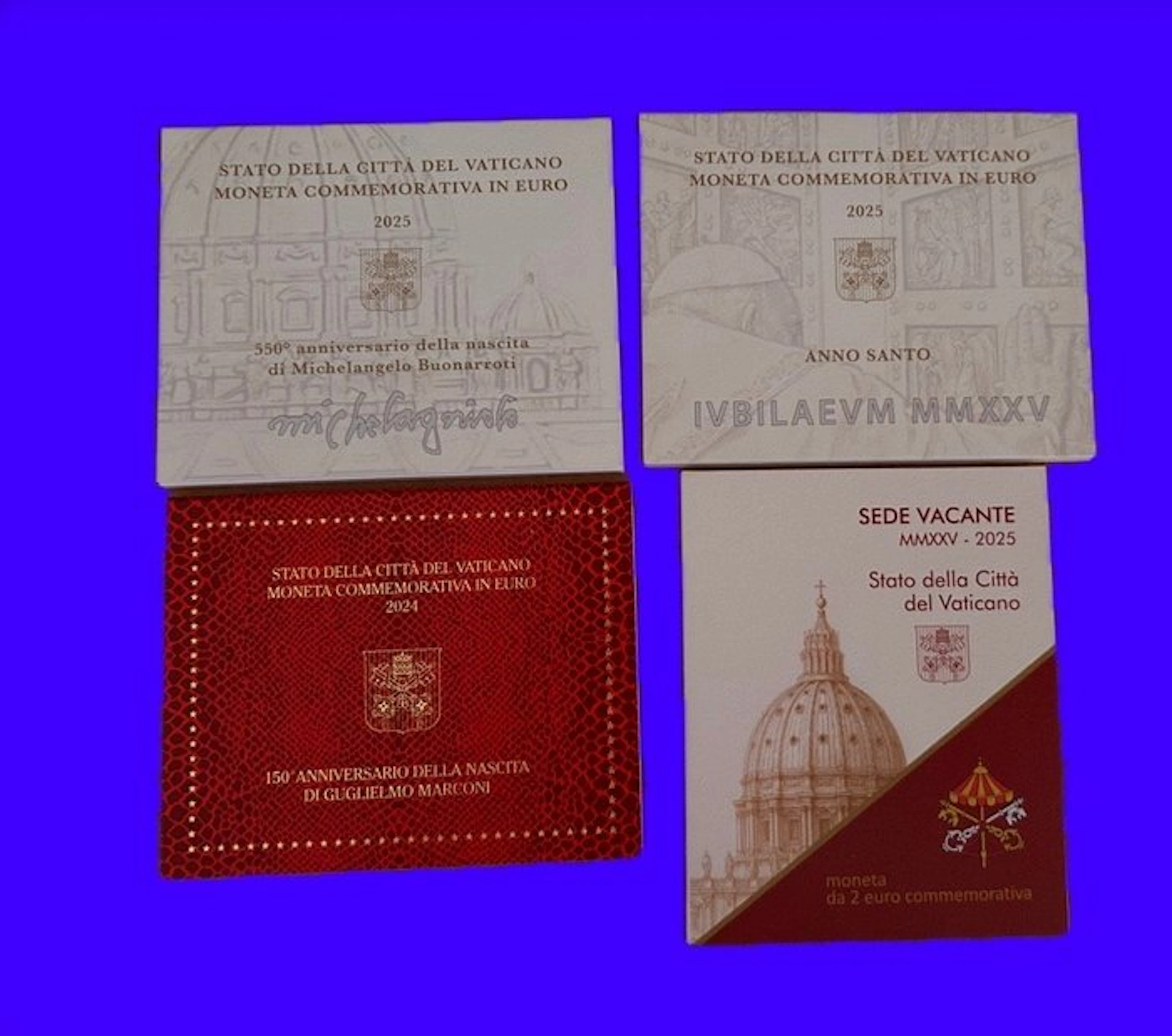 Vatican. 2 Euro 2024/2025 (4 monete)