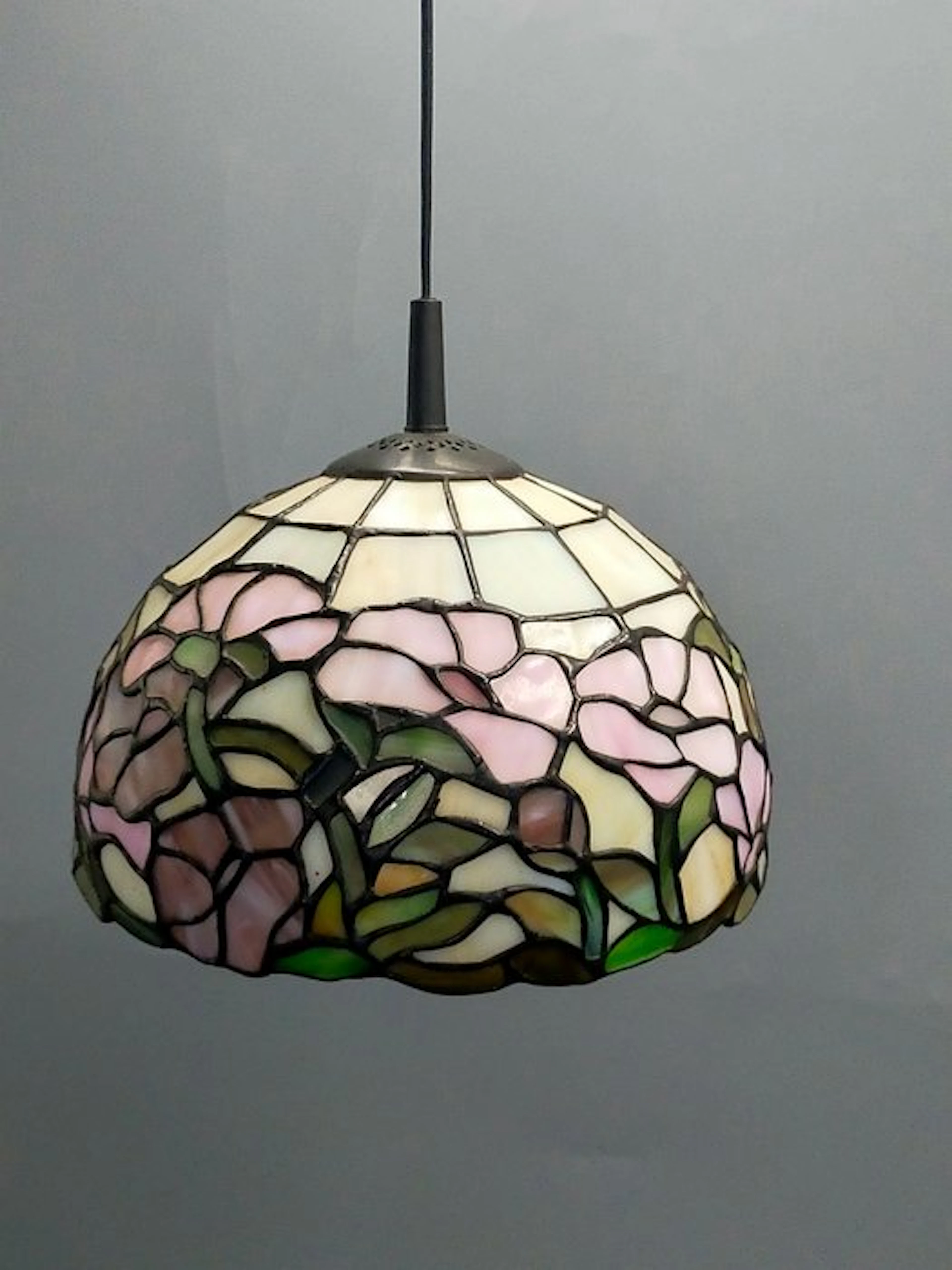 Elegante Tiffany-Stil Hängelampe – Drachenfliege Buntglas...
