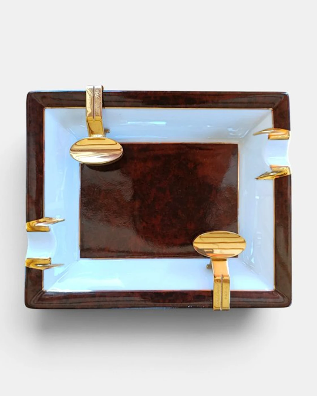 Ashtray - Porcelain - St Dupont Paris