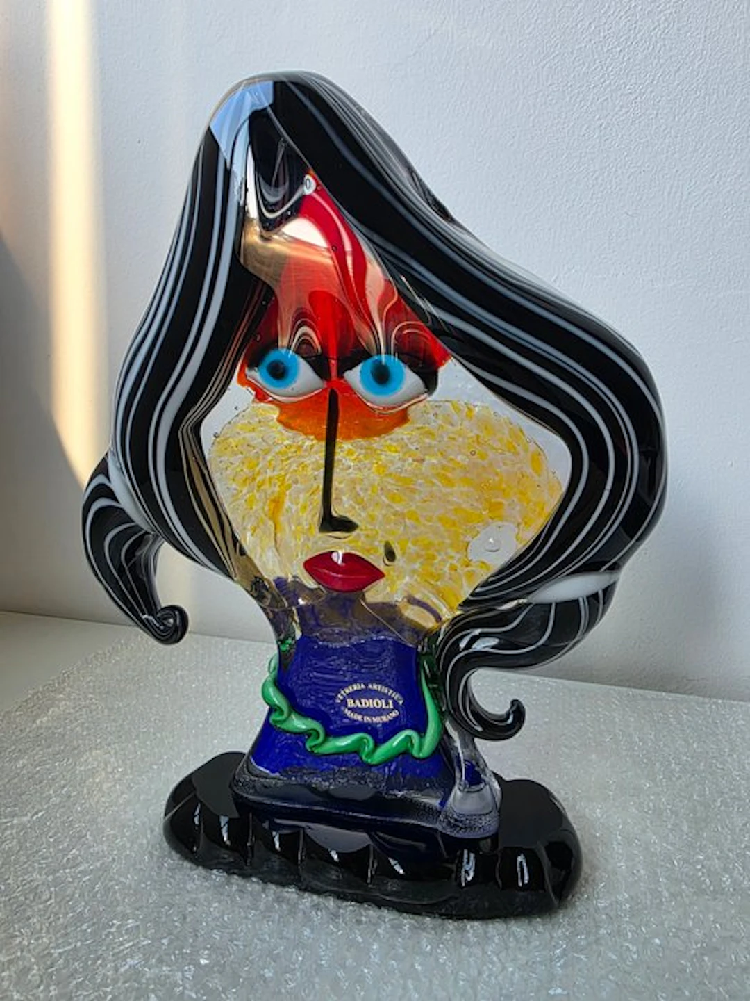 Mario Badioli - Mario Badioli - Sculpture, I Volti - 27 cm - Murano
