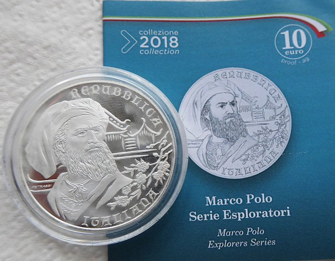 Italy. 10 Euro 2018 "Marco Polo" Proof (No reserve price)