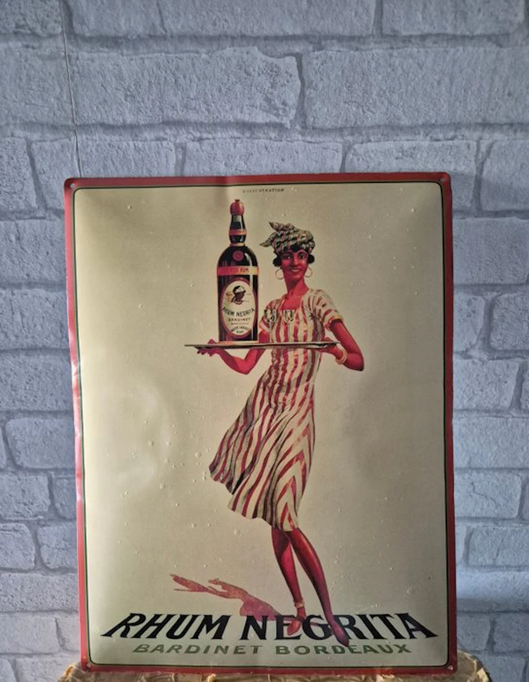 bardinet bordeaux - Dark rum - l'illustration - Enamel...