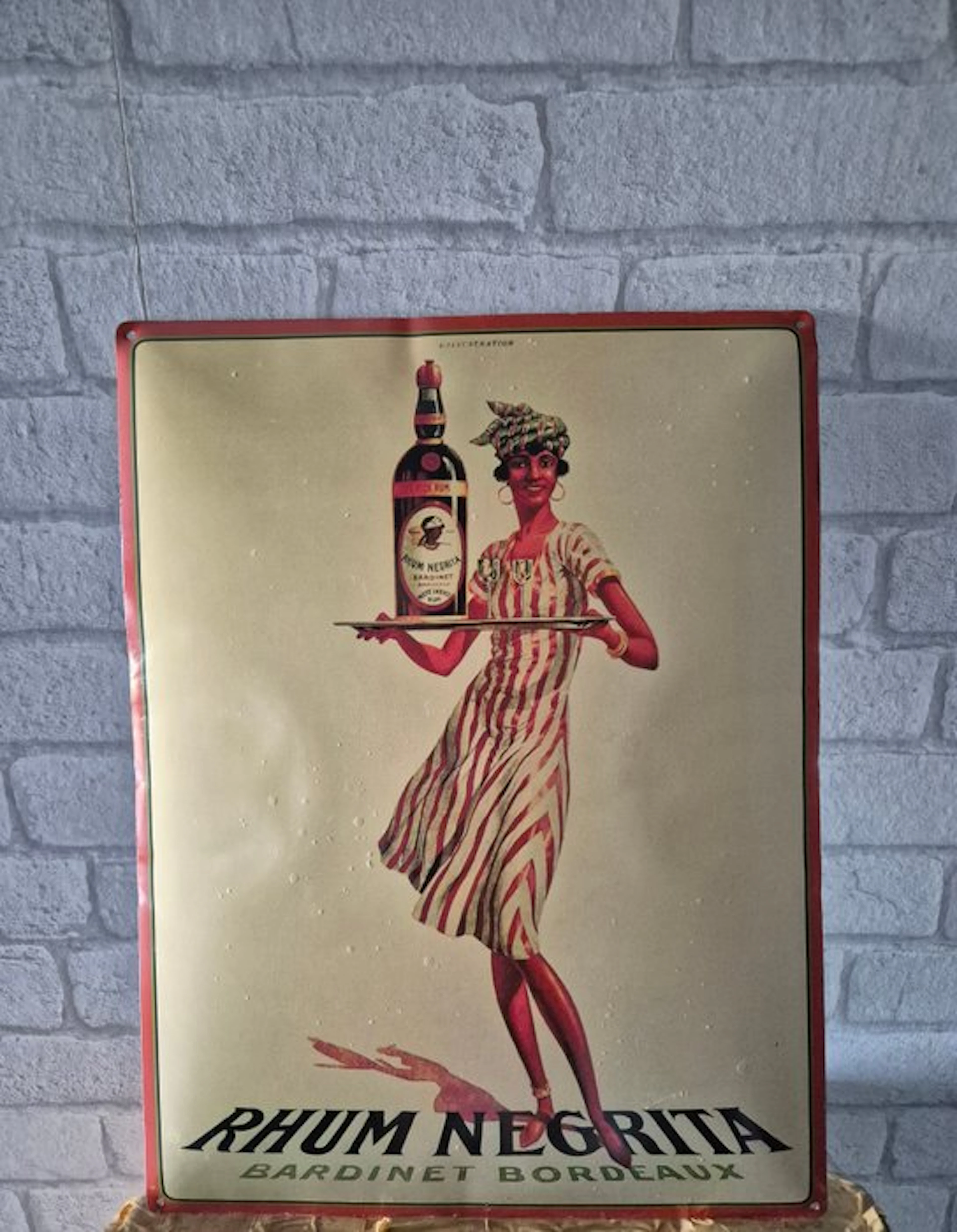bardinet bordeaux - Dark rum - l'illustration - Enamel...