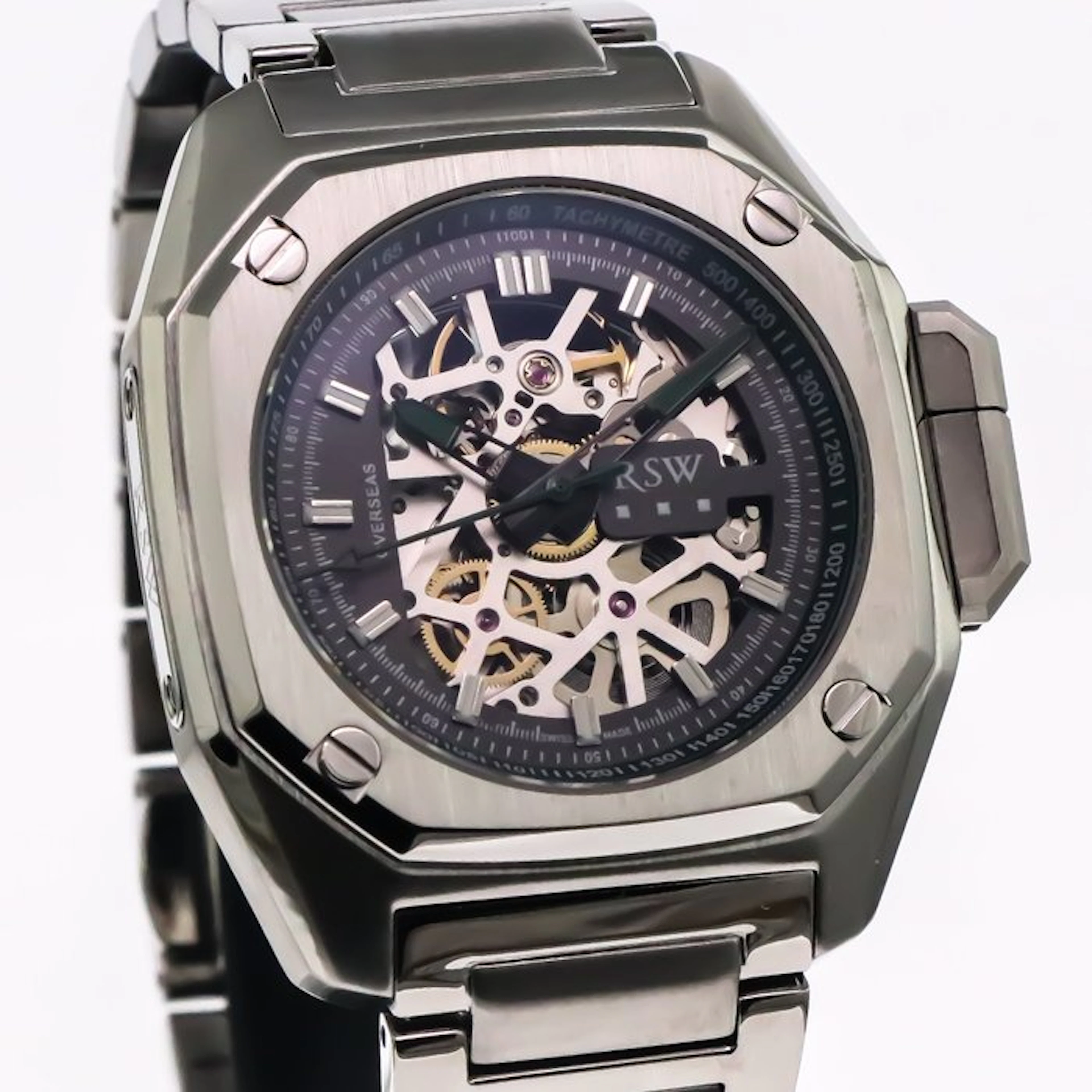 RSW - Overseas Swiss Automatic Watch - RSWA158SK-SS-12...