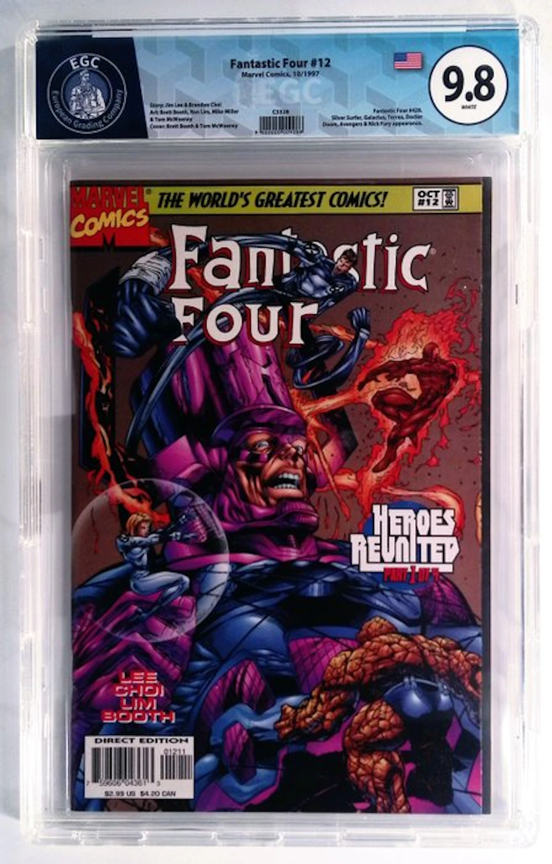 Fantastic Four #12 - EGC 9.8 - 1 Graded comic - First edition - 1997