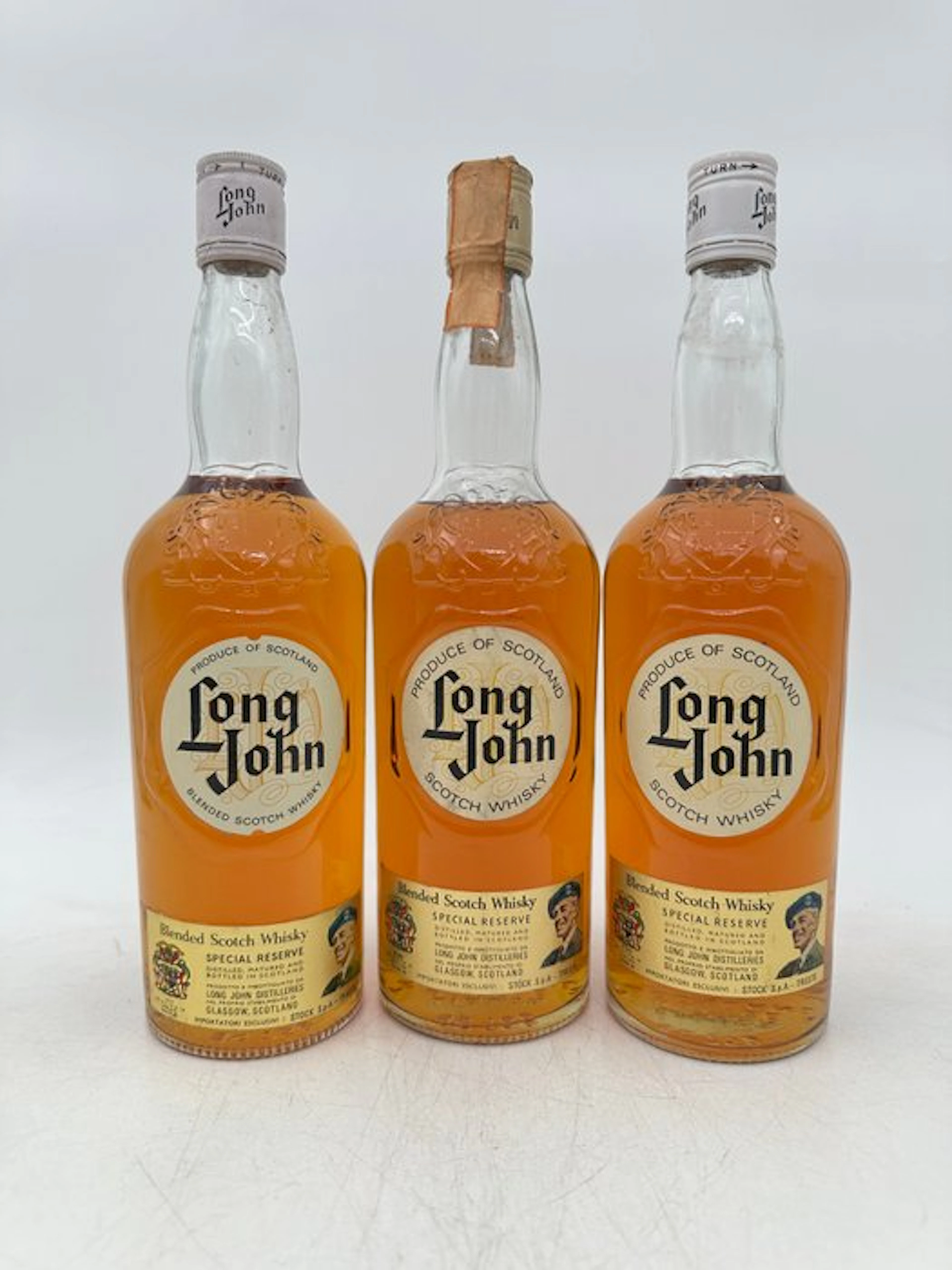 Long John - Special Reserve - b. late 1960s early 1970s - 75cl - 3 bottles