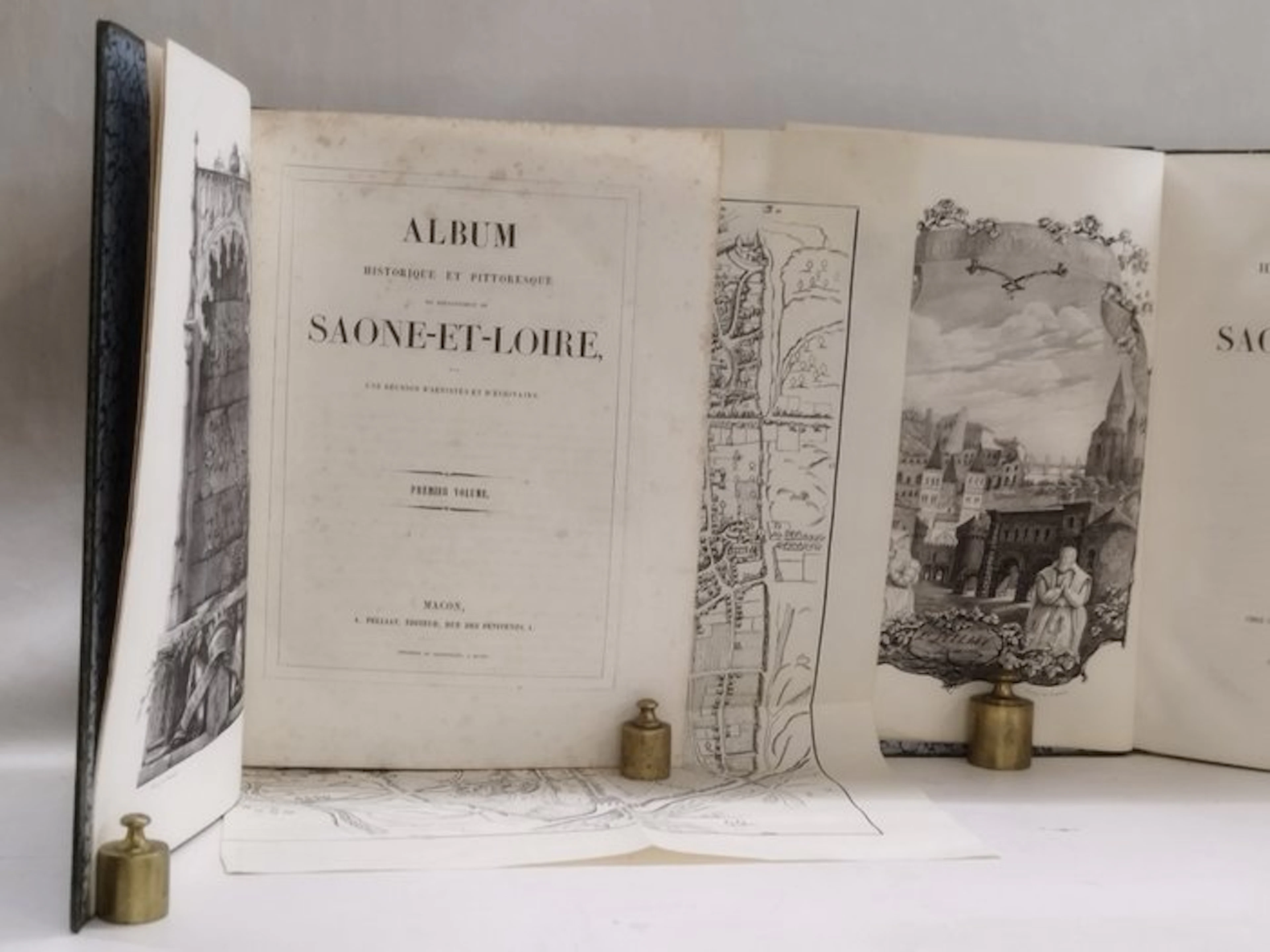 Collectif - Album historique et pittoresque de Saône-et-Loire - 1842-1843