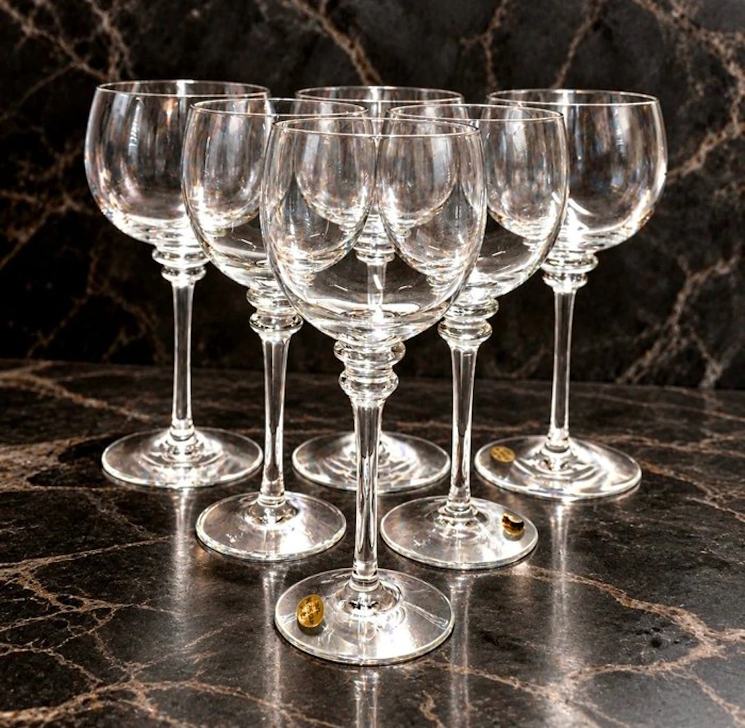 Val Saint Lambert - Wine glass (7) - Val in daily life - Crystal