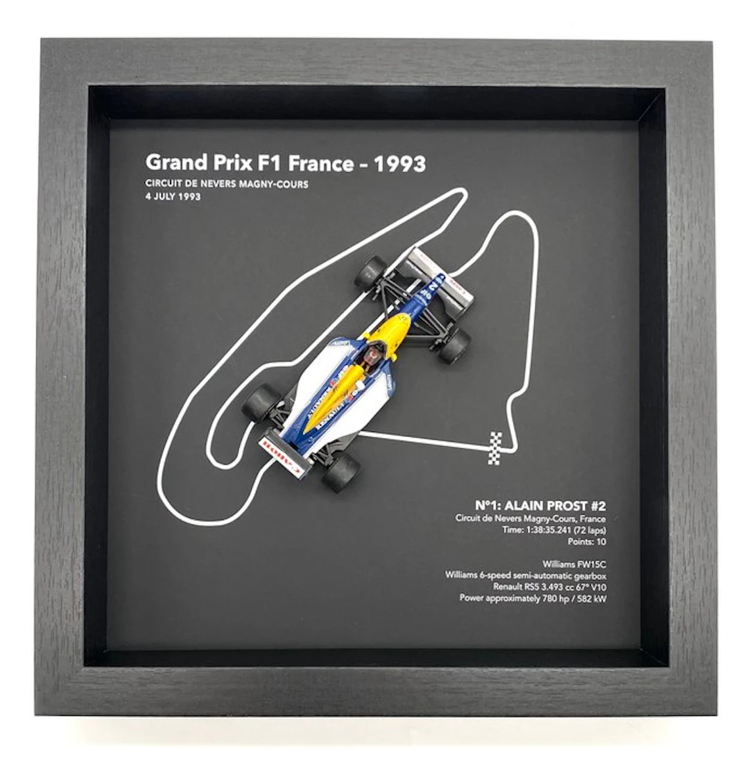 Artwork - Renault - Alain Prost - GP F1 France 1993