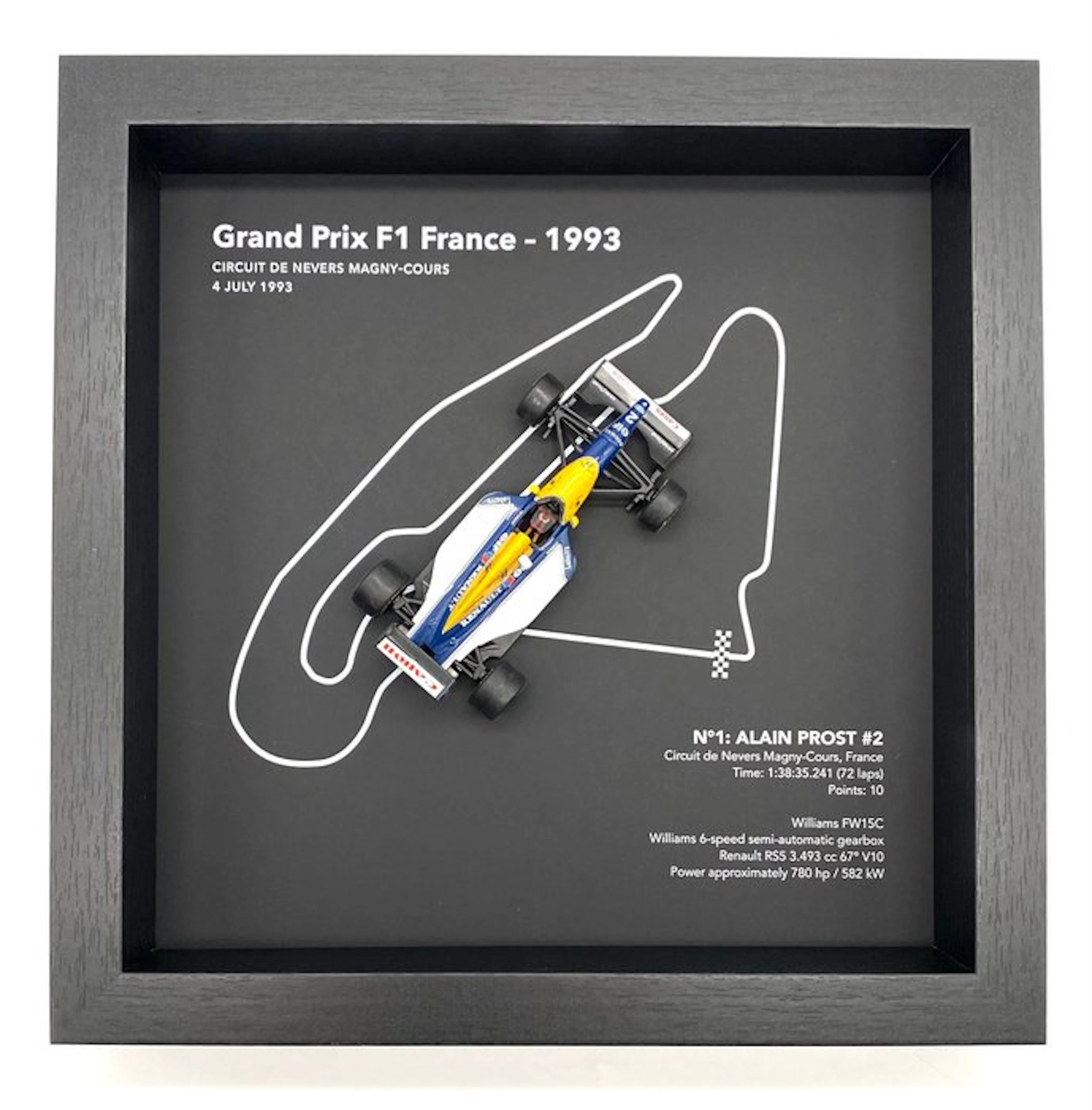 Artwork - Renault - Alain Prost - GP F1 France 1993
