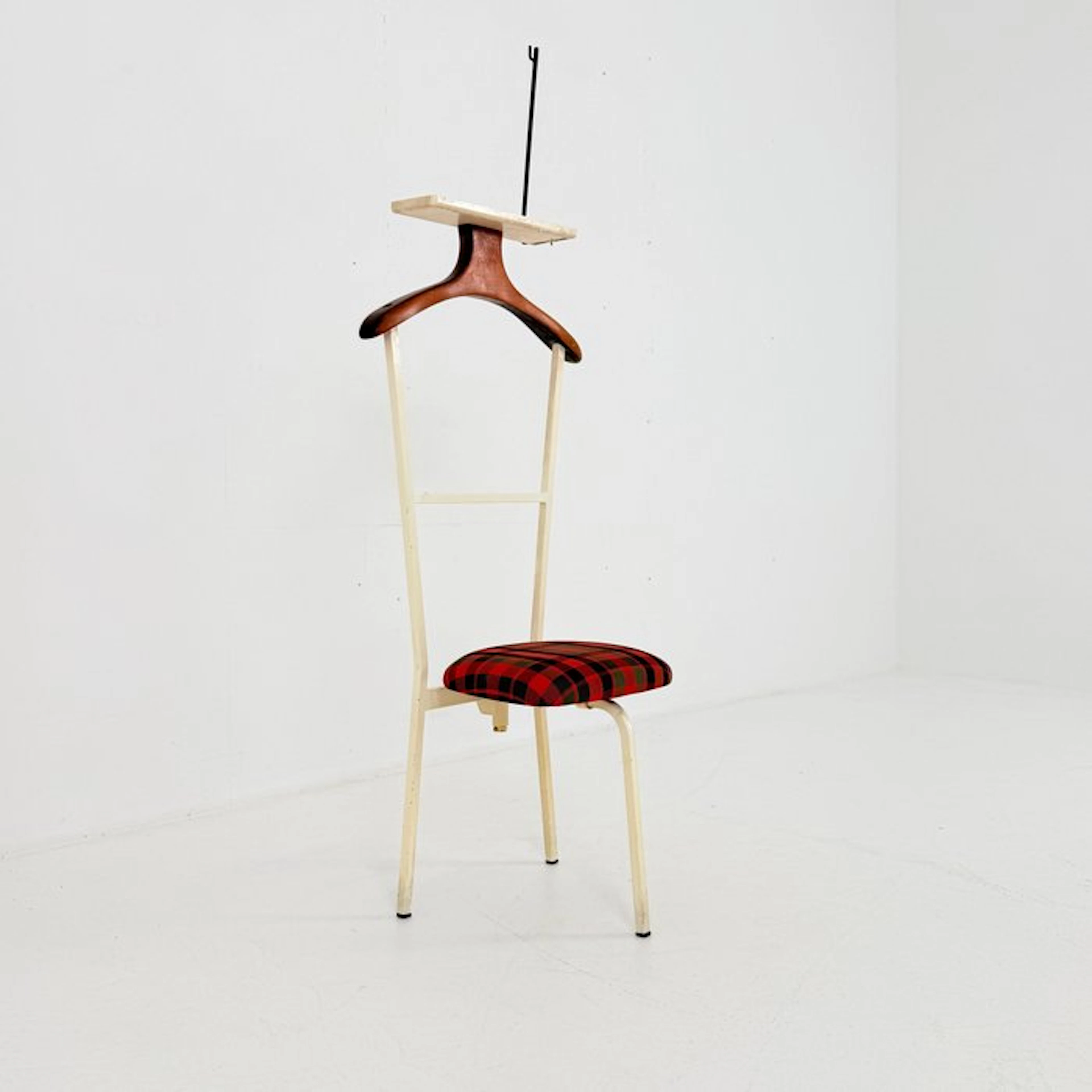 Chair - Metal, Plastic - vintage valet chair