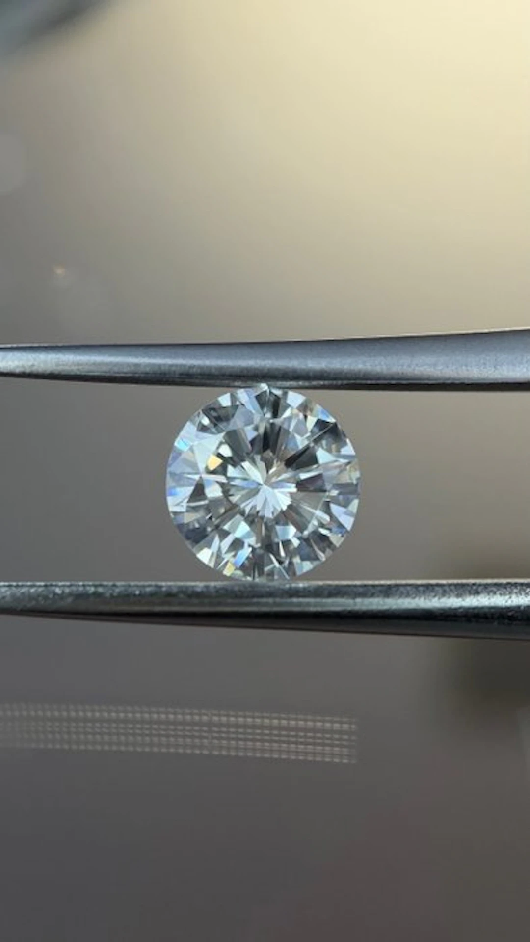 1 pcs Diamond (Natural) - 0.54 ct - Round - F - VVS1 - HRD Antwerp