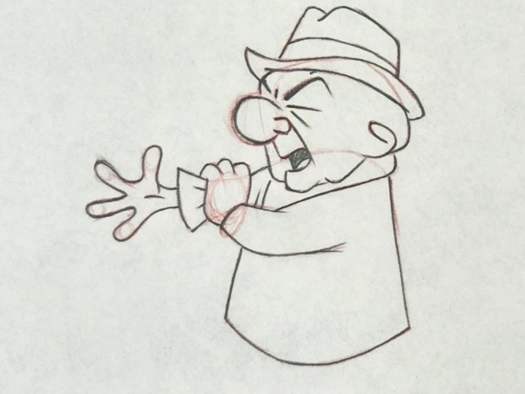 Mister Magoo (1960) - 1 Original animation drawing of Mr. Magoo