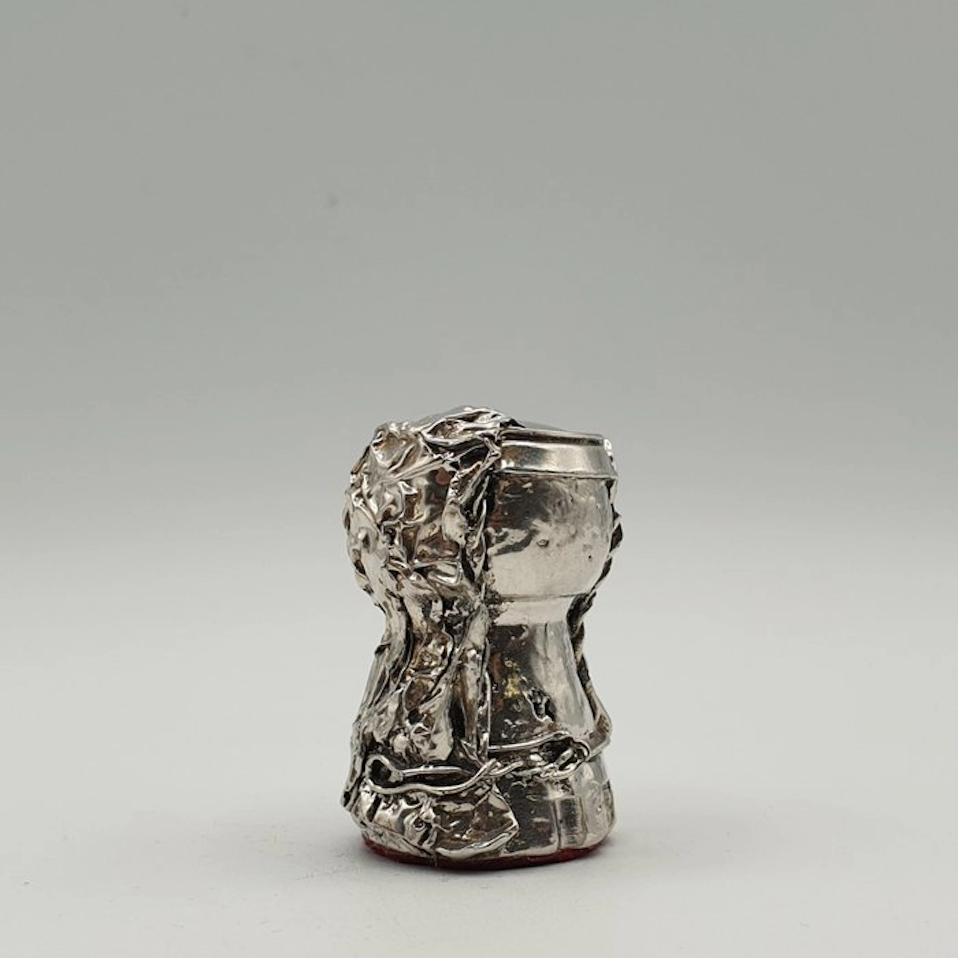 Tappo di spumante rivestito in Argento - Figurine - Silver-plated