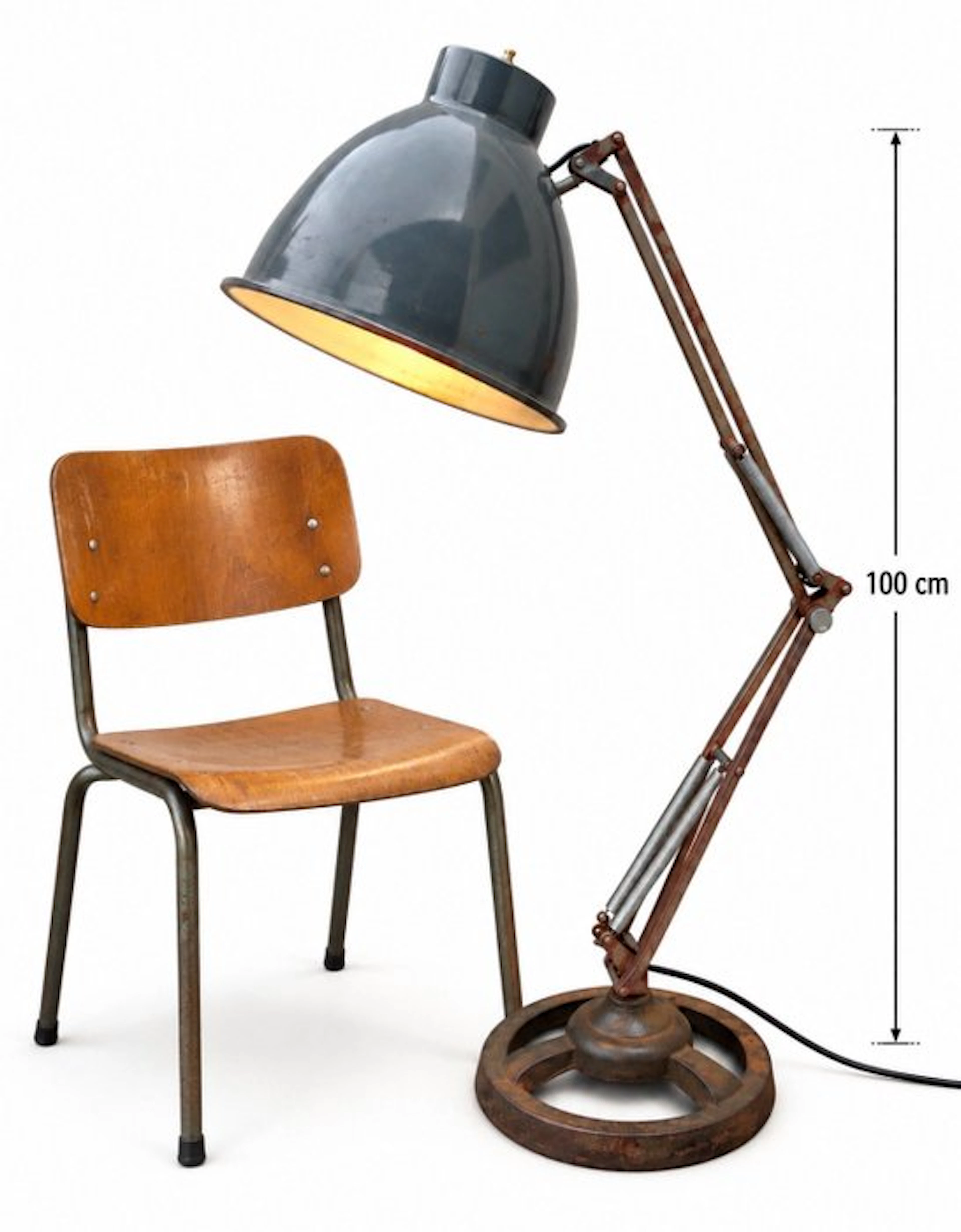 Luxo - Jac Jacobsen - Floor lamp - Metal - LuXo lamp Jac Jacobsen