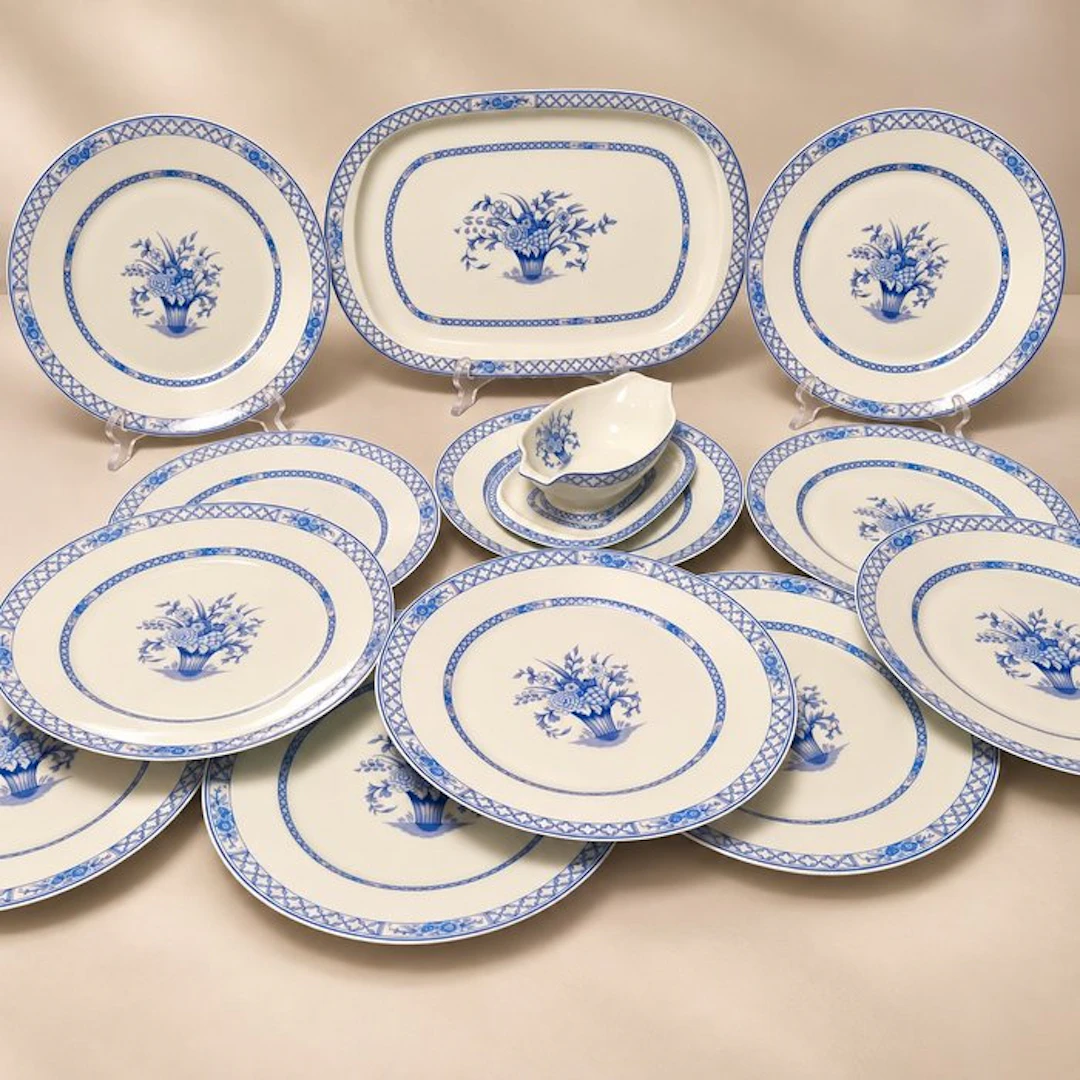 Manufacture Haviland - Table service (15) - Floral...