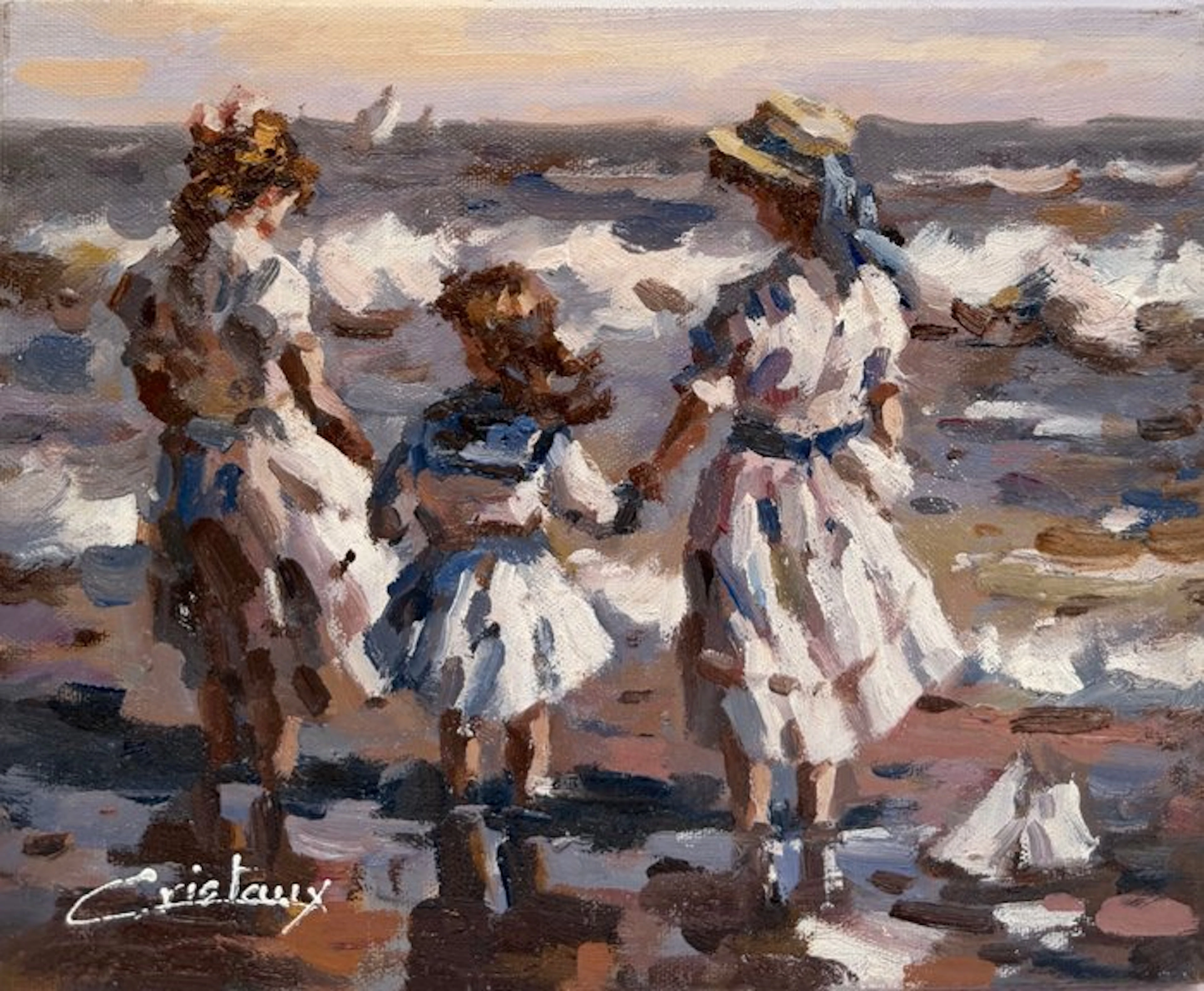 Francis Cristaux (1950) - Trois Copines et le petit...