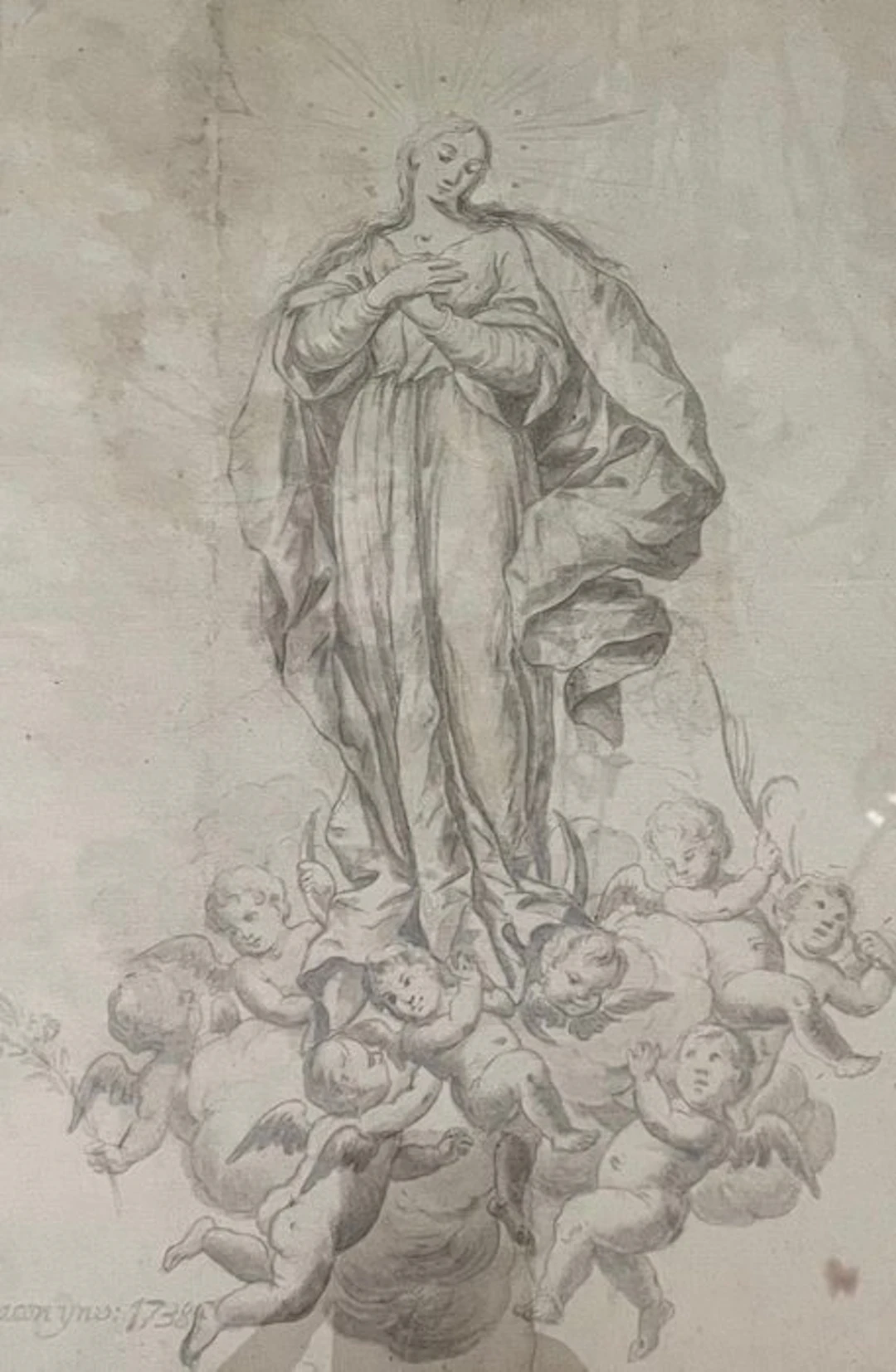 Ignacio Chacón (XVIII) - L'Immacolata Concezione - Chacon inv: 1738