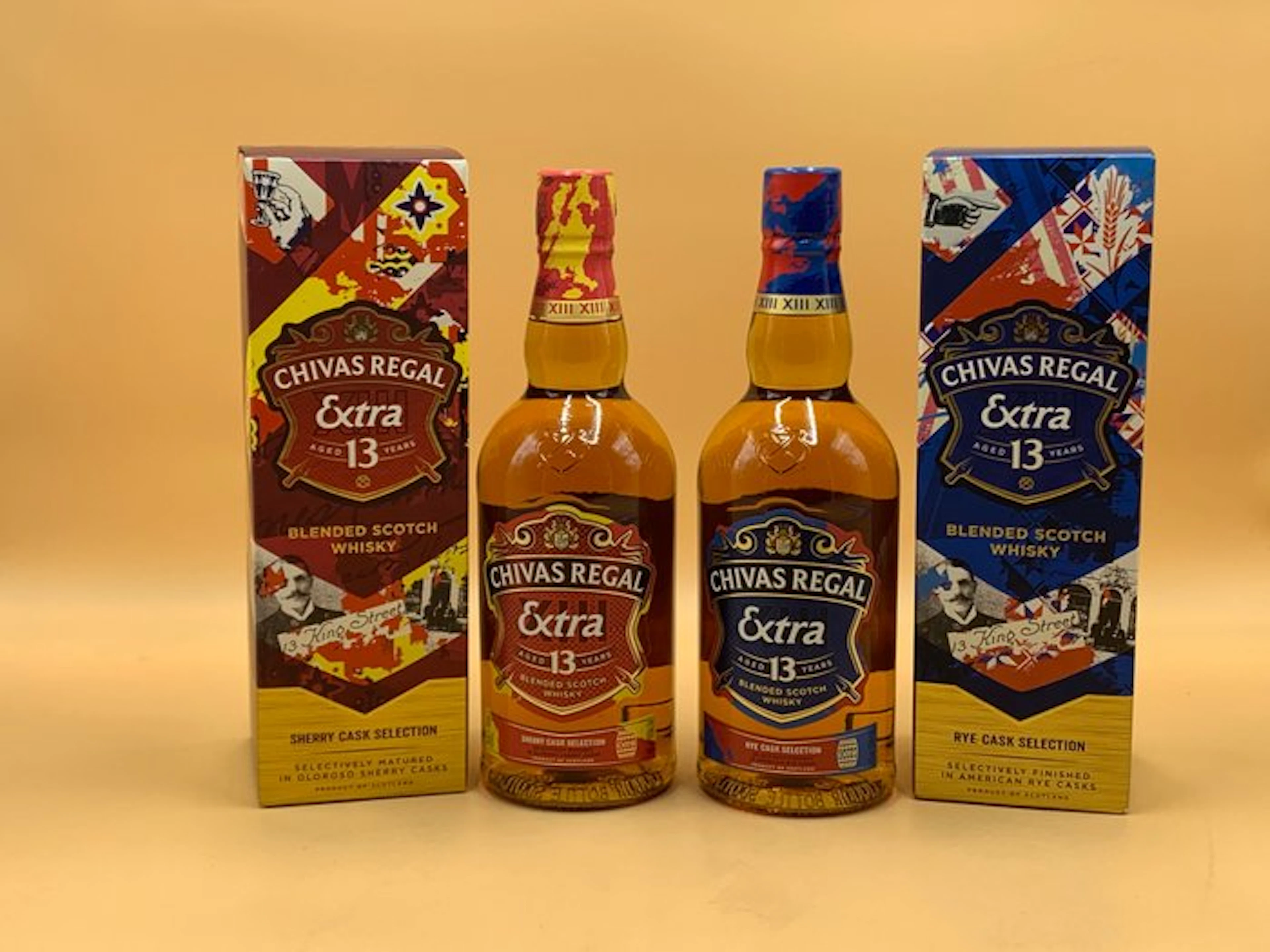 Chivas Regal 13yo Extra Rye Cask Selection & 13yo Extra...