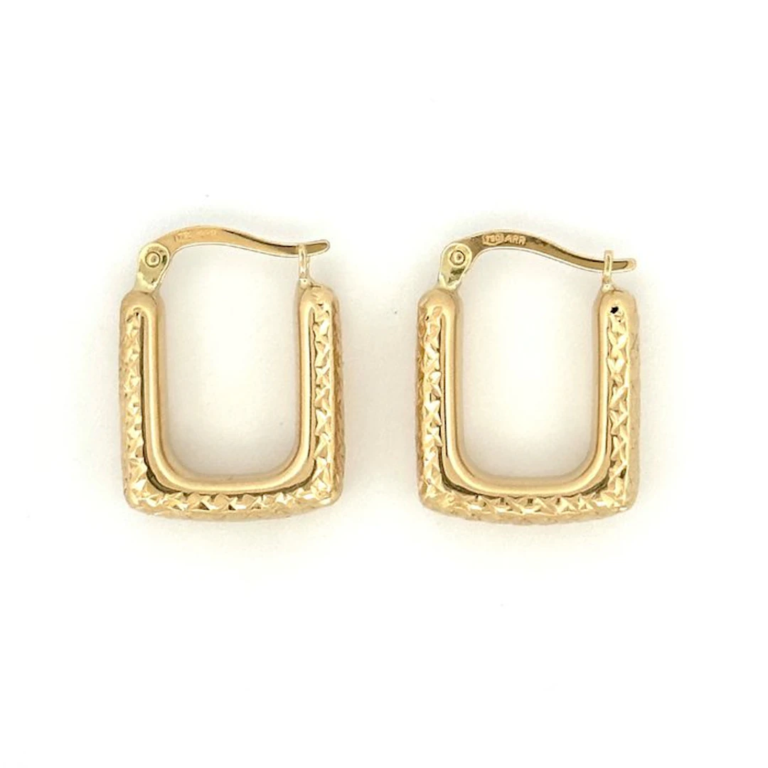 Earrings - 18 kt. Yellow gold - Geometric