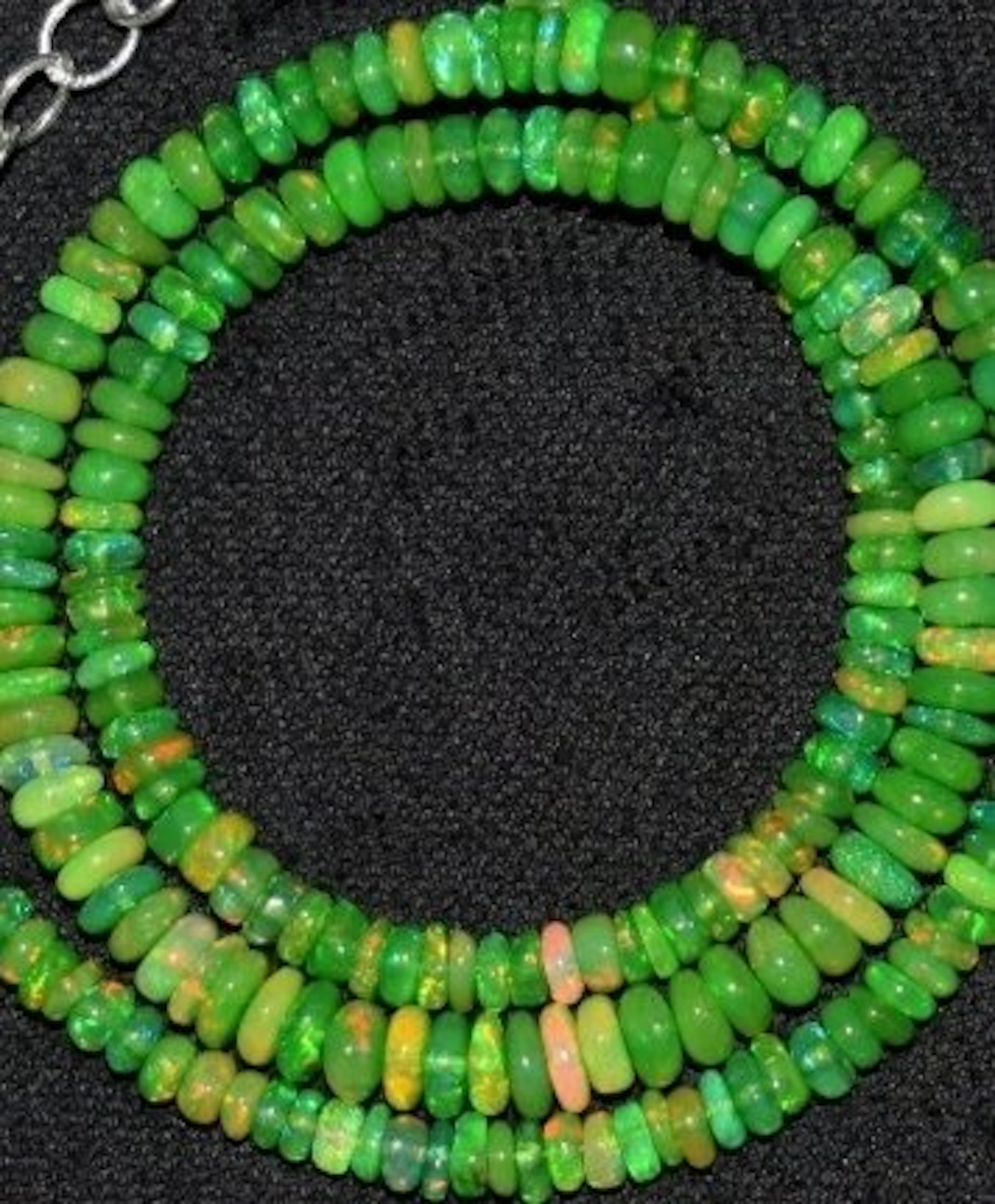 AAA Natural Opal Necklace 38 Carats- 9 g - (1)