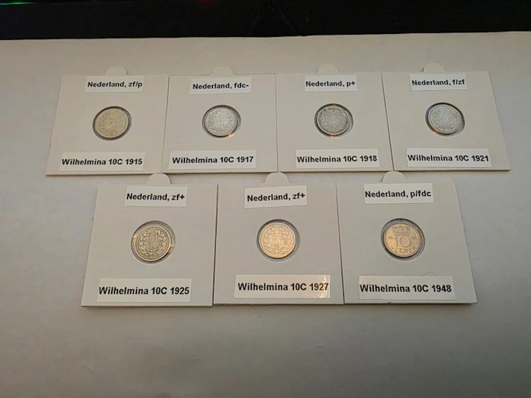 Netherlands. Wilhelmina. 10 Cents 1915/1948 (No reserve price)