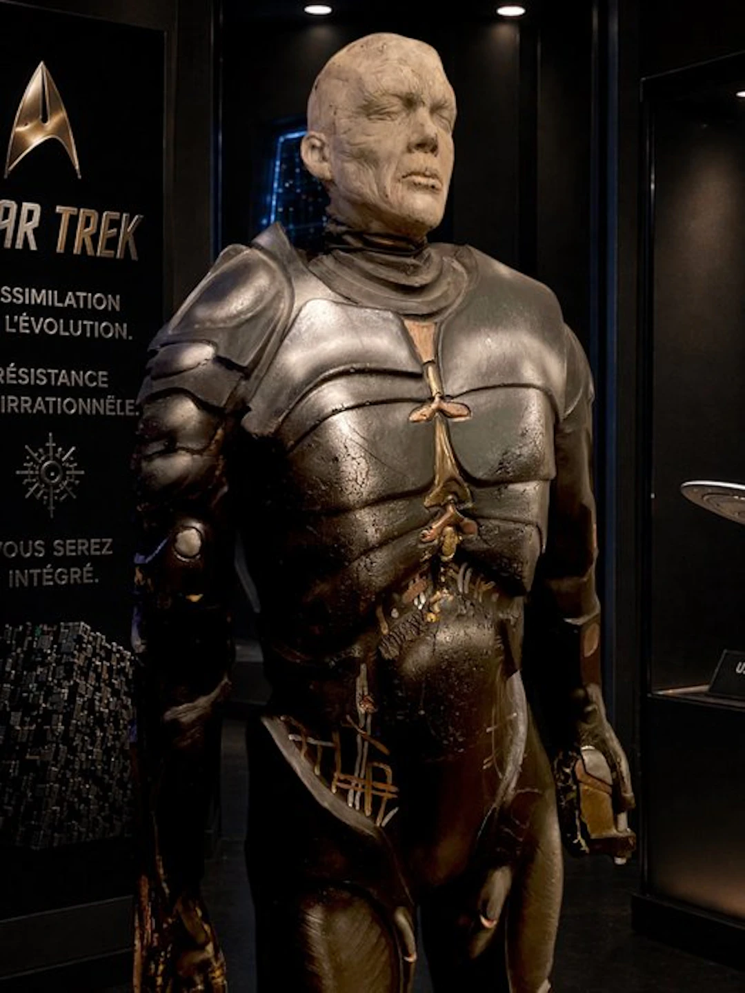 Star Trek - An original Borg drone mannequin prop as seen...