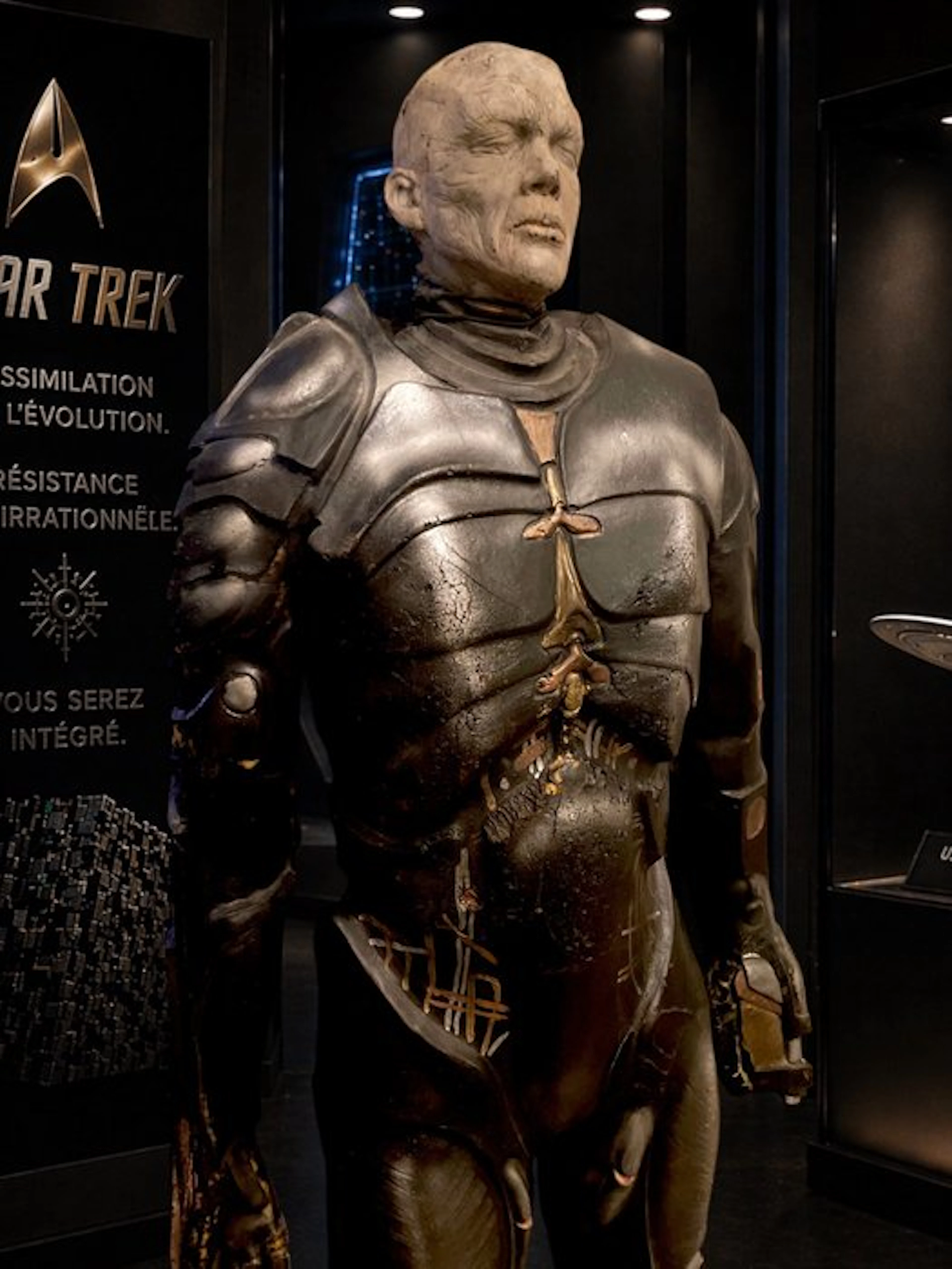 Star Trek - An original Borg drone mannequin prop as seen...