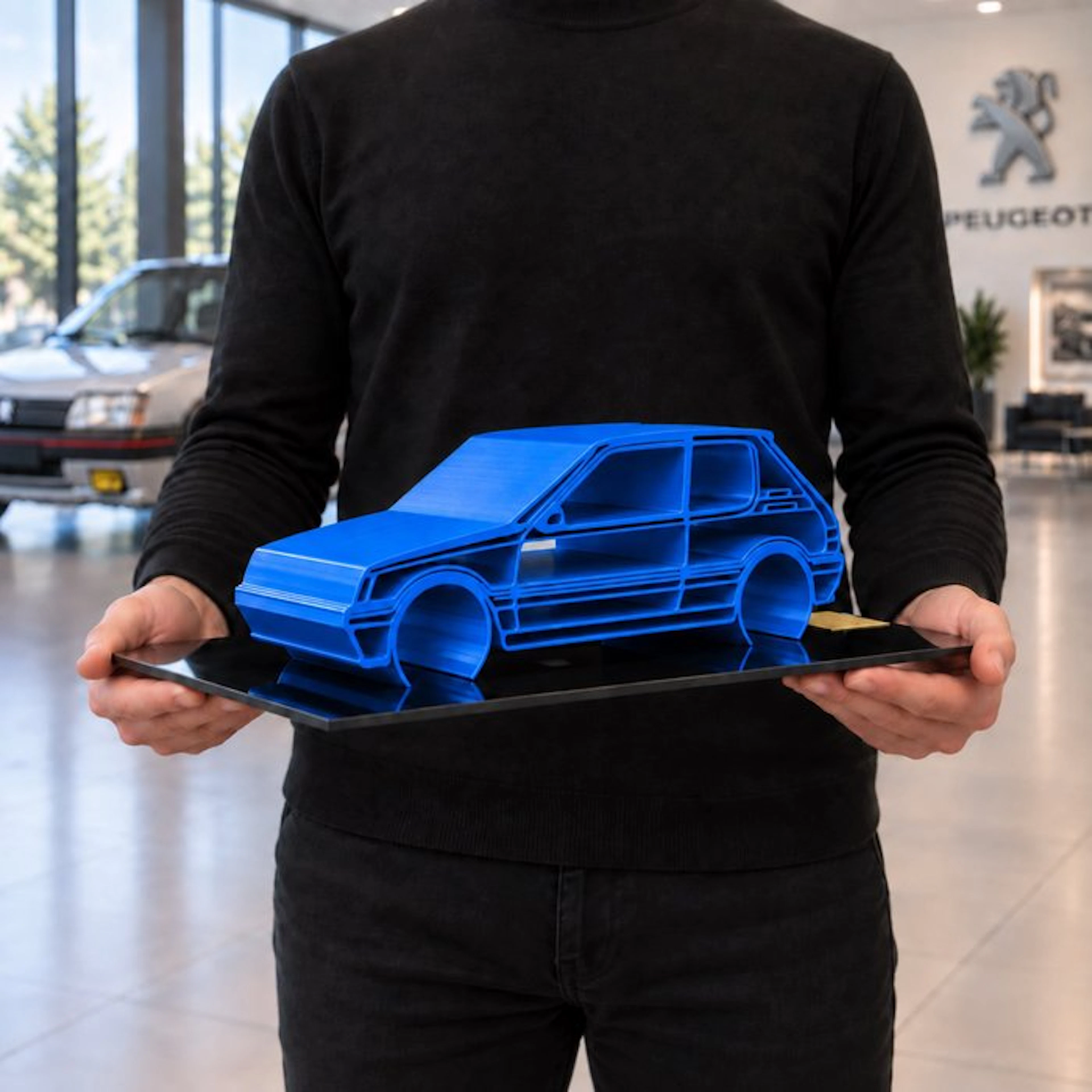 PEUGEOT 205 GT1 - 1/12 Scale - XXL Car Sculpture - 01/30...