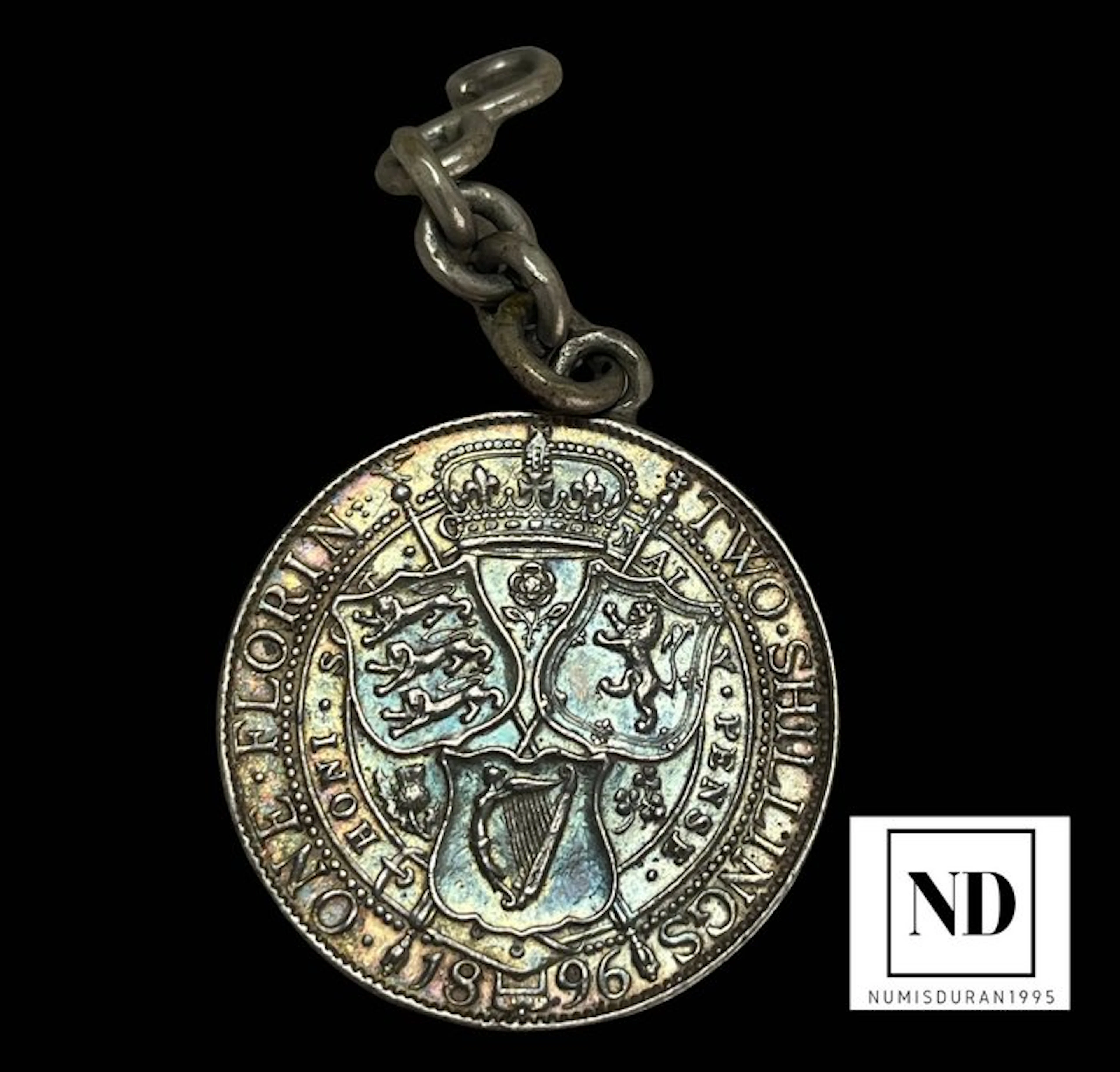 United Kingdom. Victoria. 2 Shilling 1896 (No reserve price)