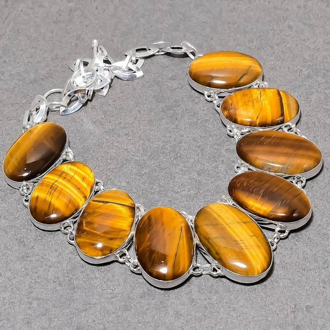 Metal - Necklace - Tiger's Eye Necklace