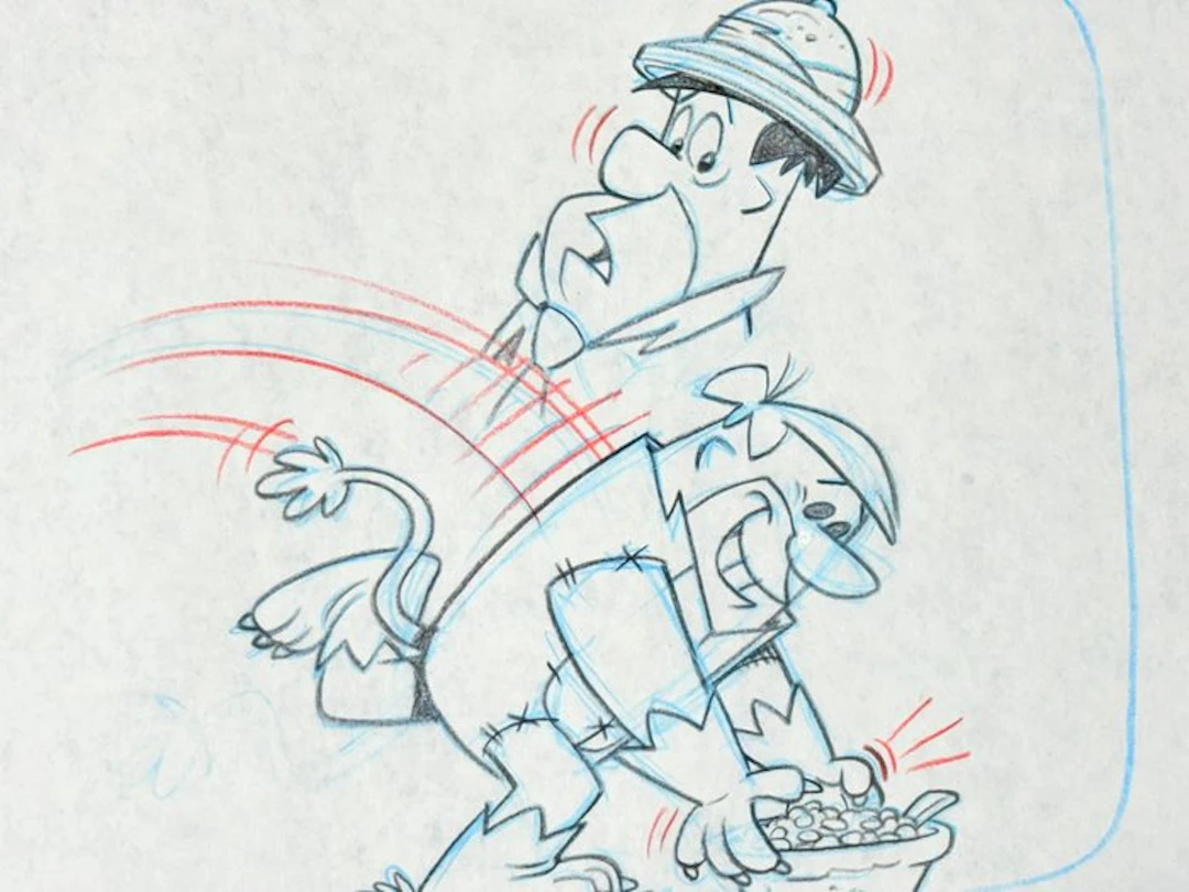 Hanna-Barbera - Original Animation Drawing of Fred...