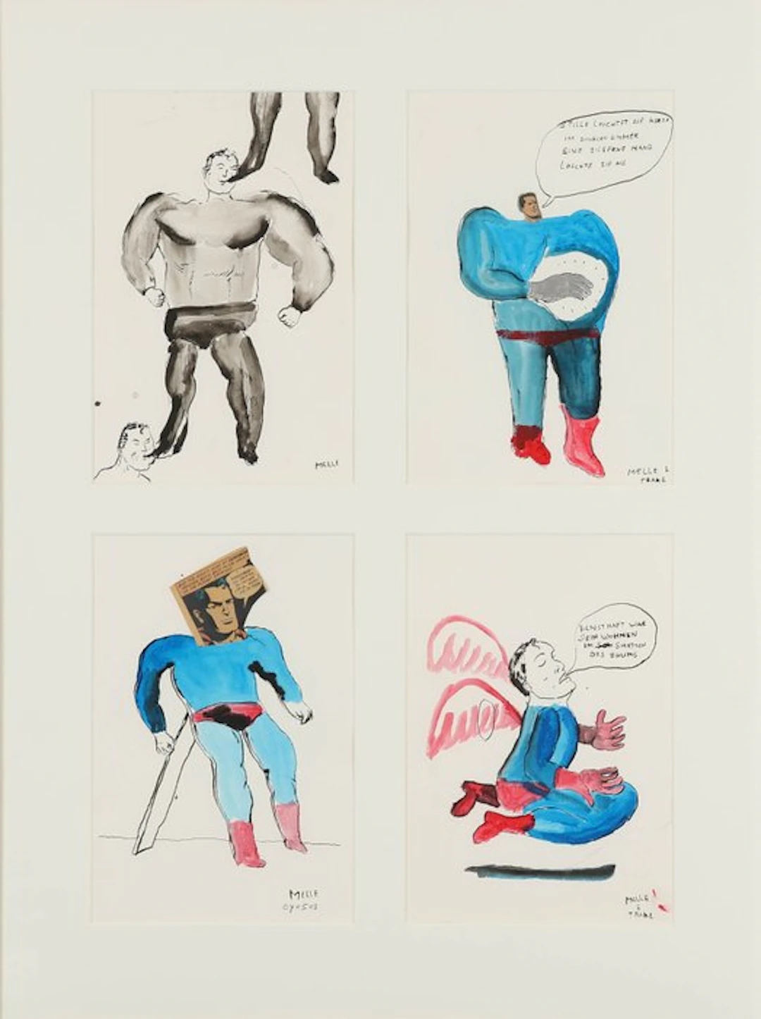 Melle de Boer (1972) - Vier voorstellingen met superman