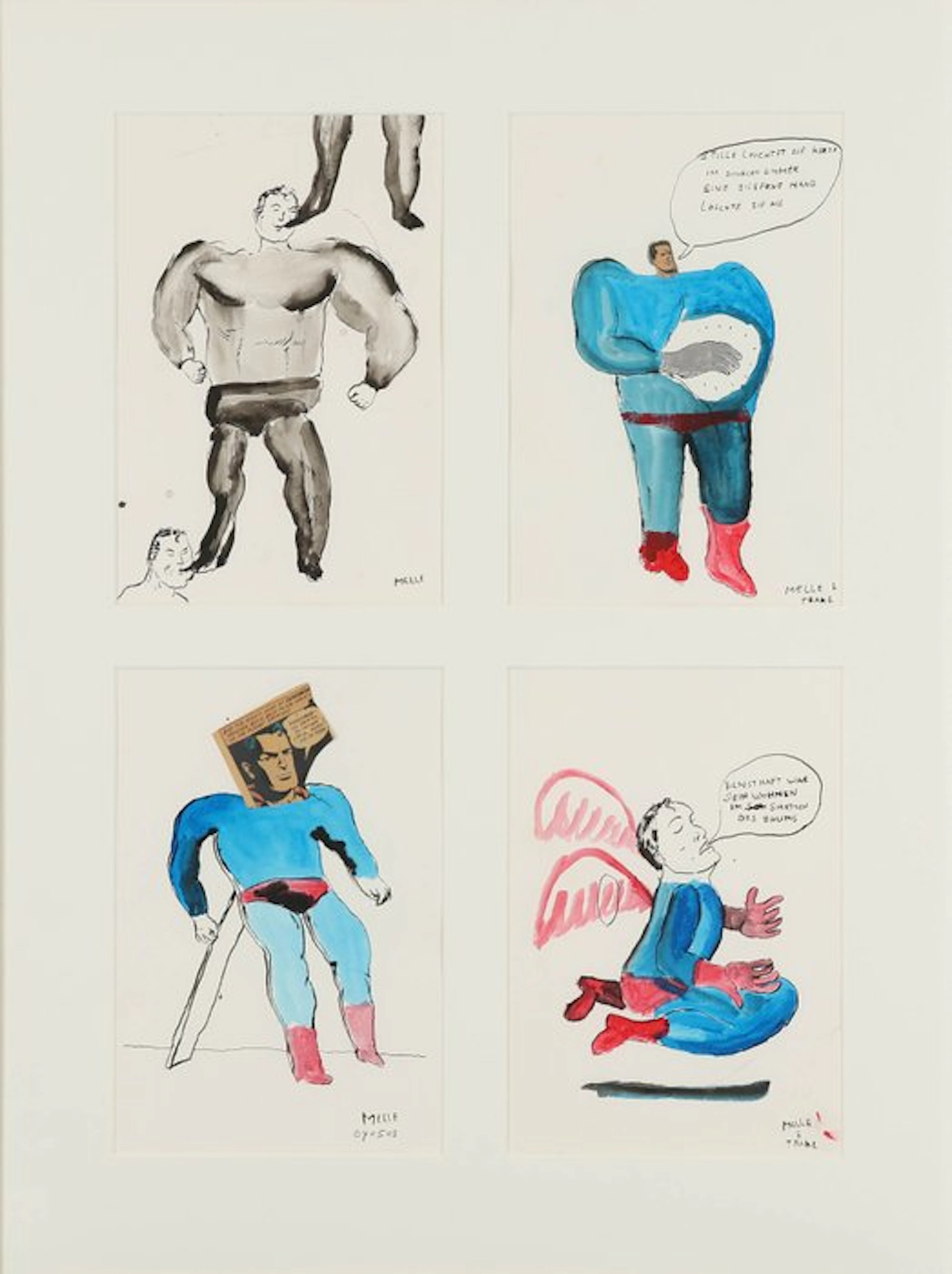 Melle de Boer (1972) - Vier voorstellingen met superman