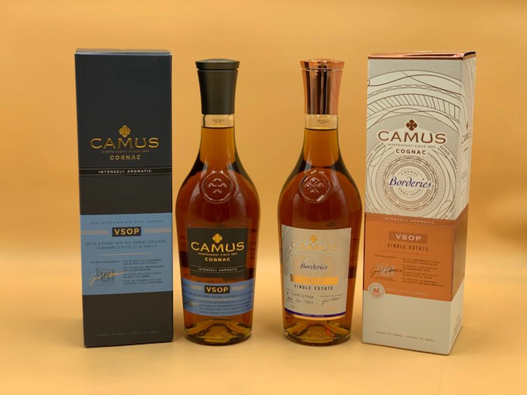 Camus - Cognac VSOP + Cognac VSOP Borderies - 70cl - 2 bottles
