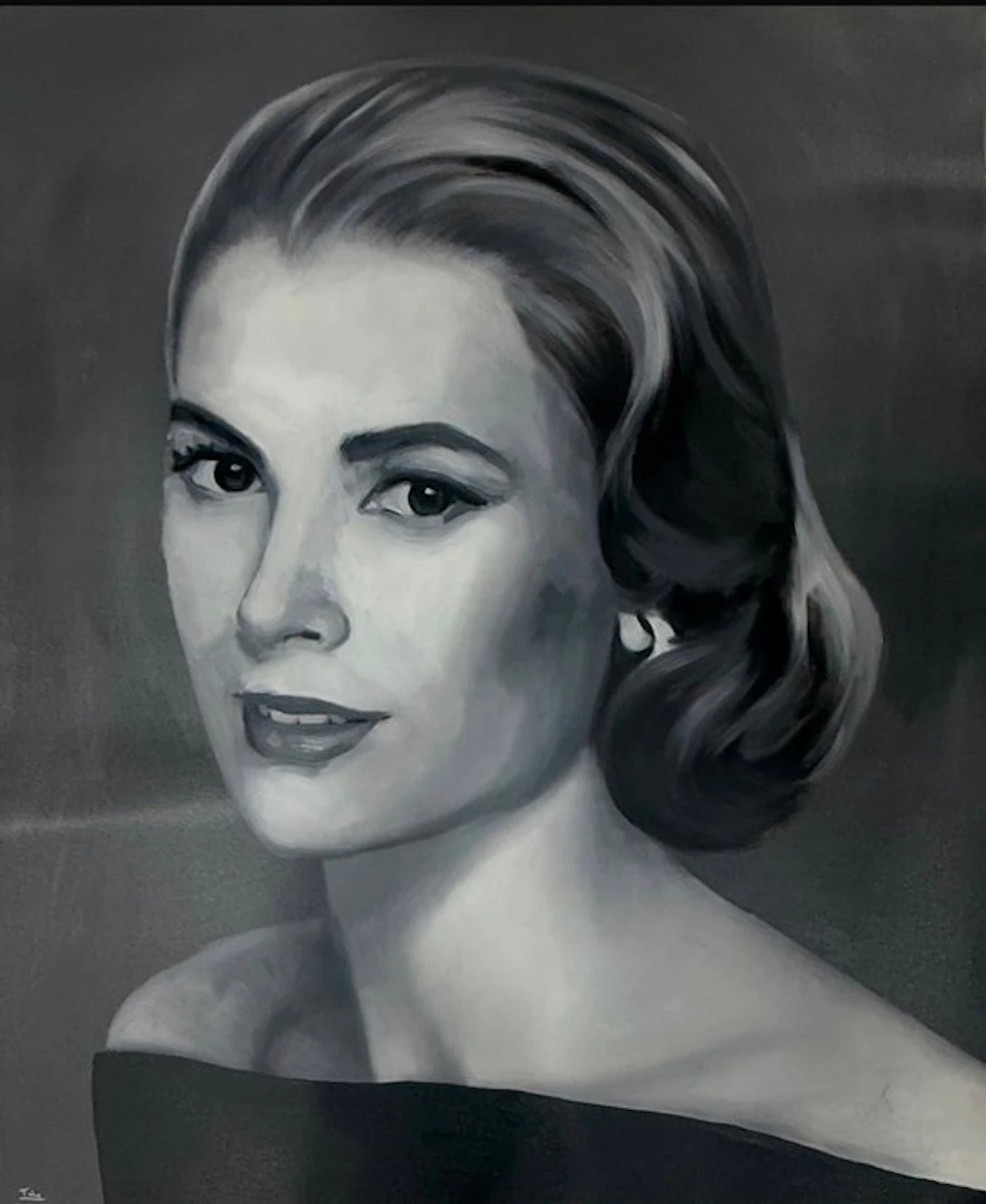 TA Duy Tung (1961) - Grace Kelly ↑120 →100 cm ✦ Hommage ✦