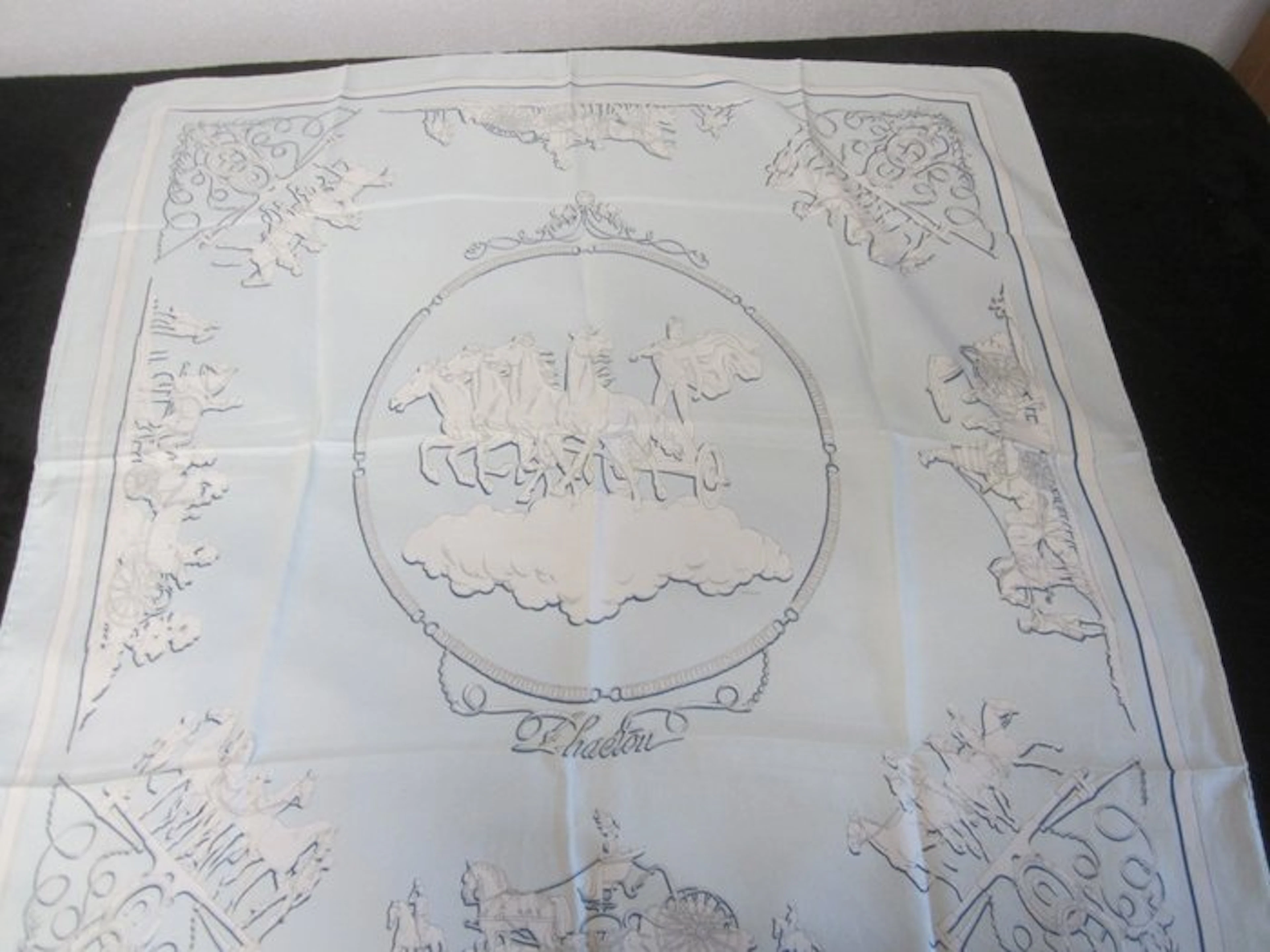 Hermès - PHAETON DE P LEDOUX DE 1958 UNIQUE EDITION RECHERCHE - Foulard