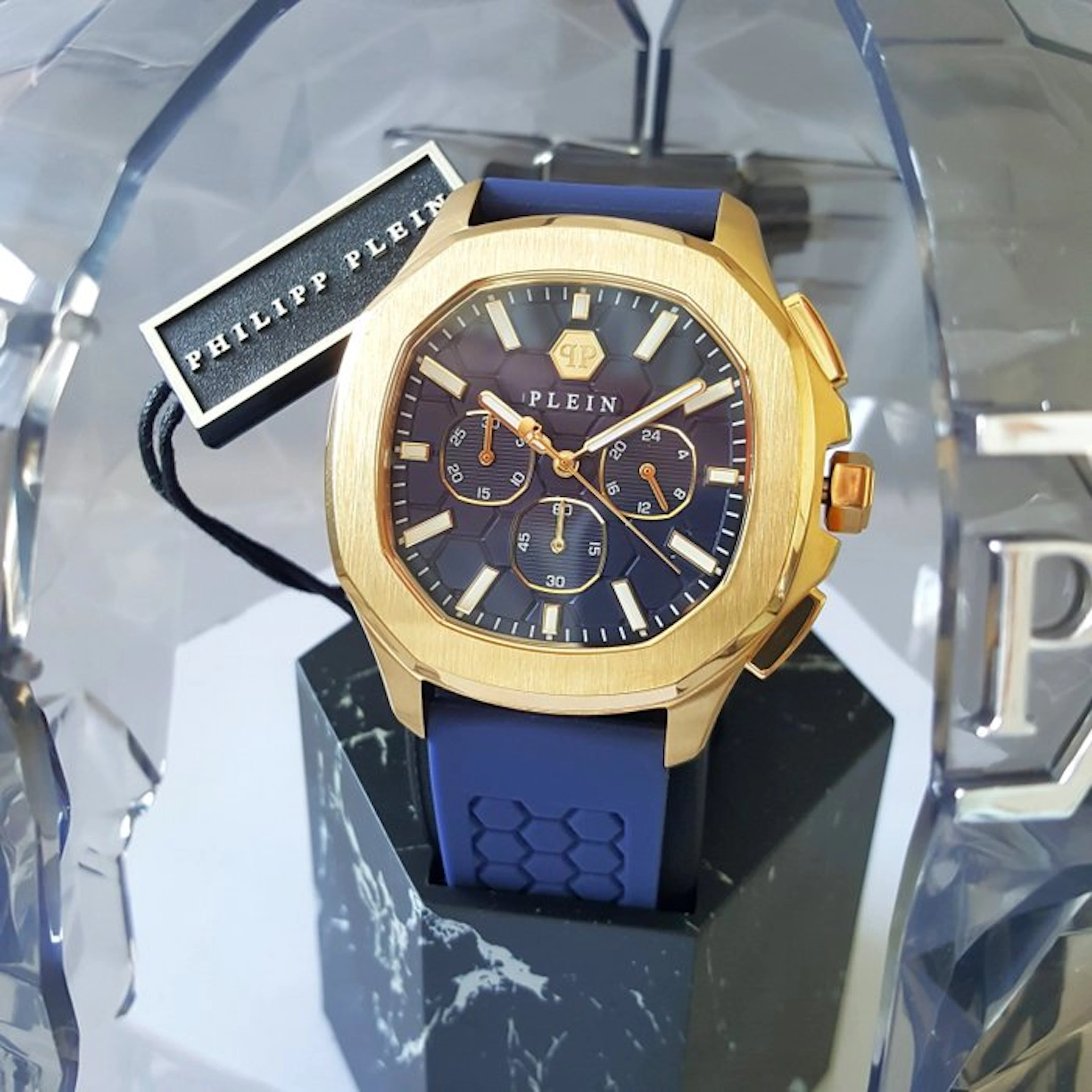 Philipp Plein - $pectre - $kull - Chronograph - Gold - New - Men - 2026