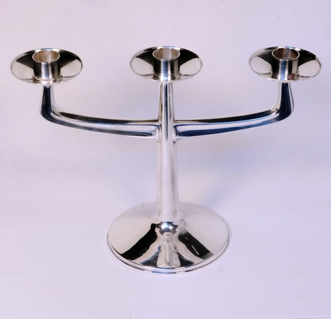 Peter Bruckmann & Söhne - Candelabrum - Silverplated - Art Deco